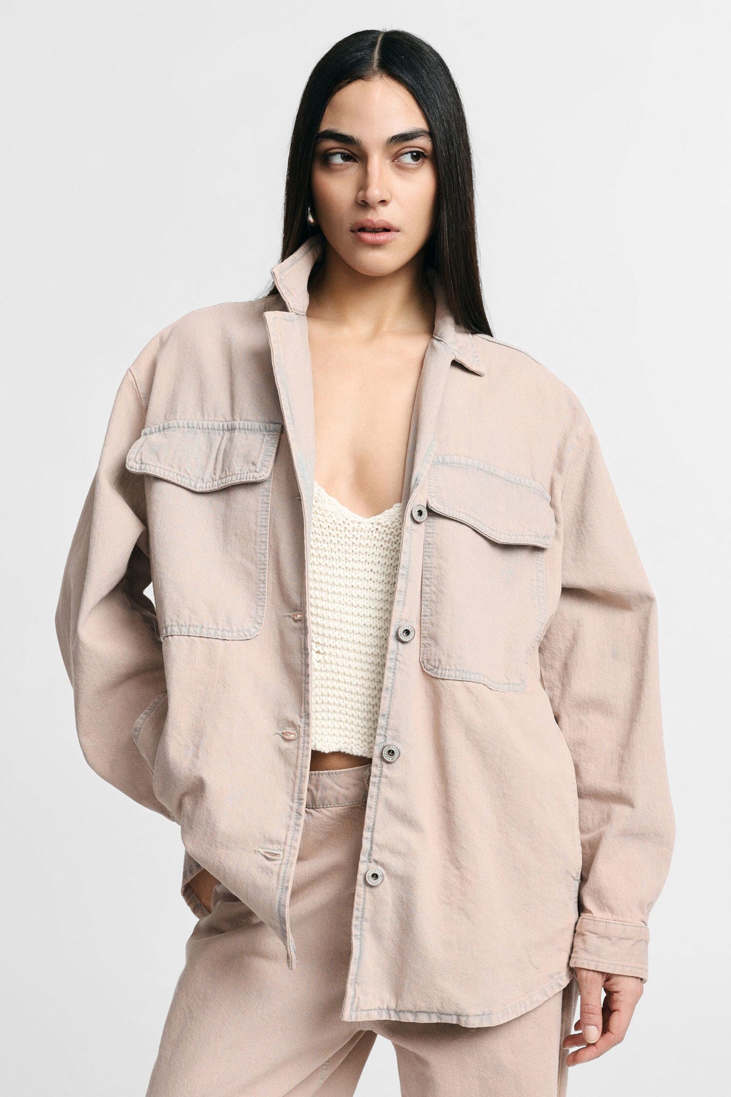 Veste chemise à coupe régulière Poches avant plaquées S.V.P.