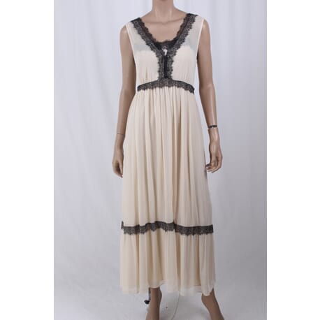 Long Dress With Lace The Coeur Twinset