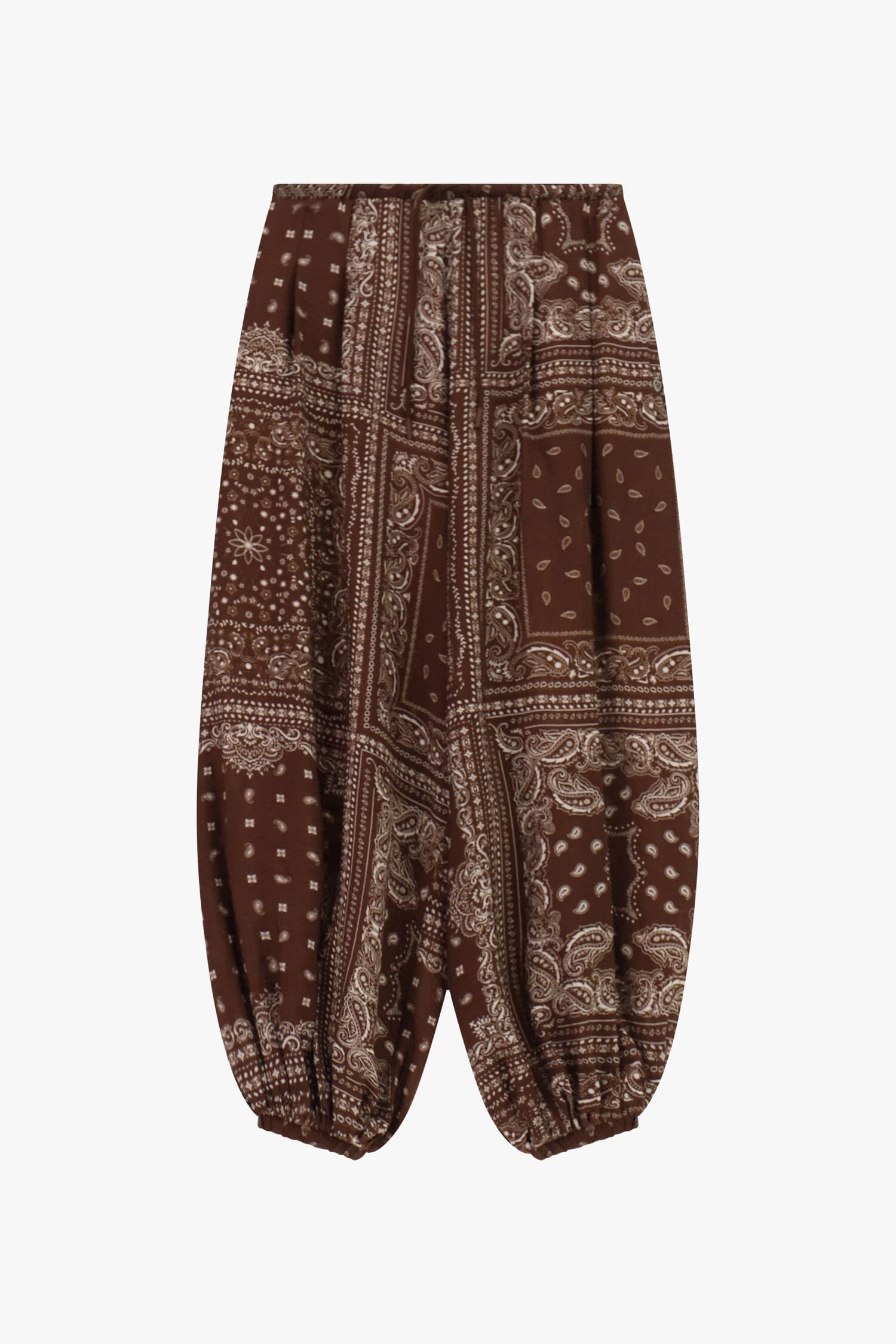 Trousers Palazzo Con Stampa Bandana E Fondo Elastico Please