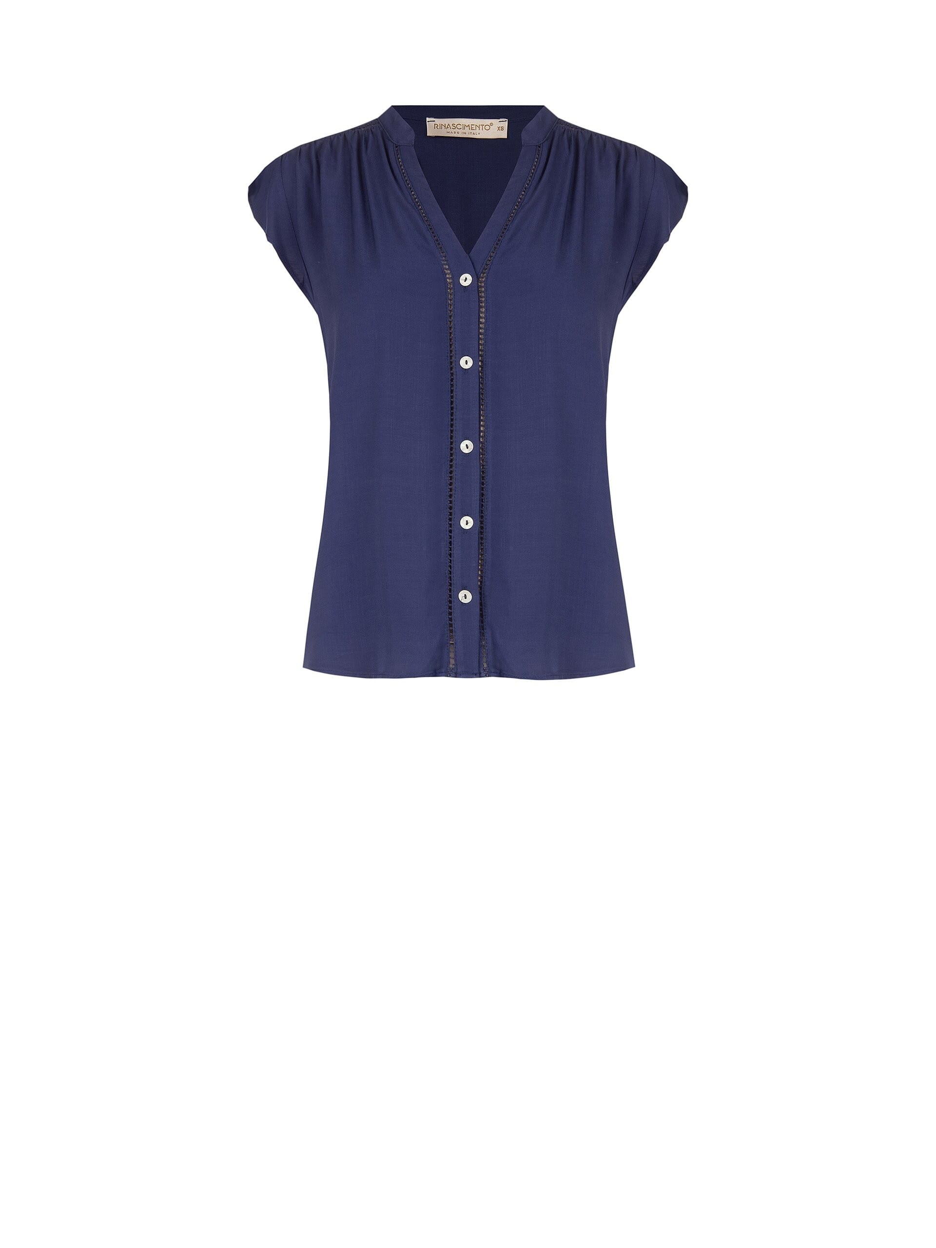 Rinascimento - Chemise ample en viscose à col en V