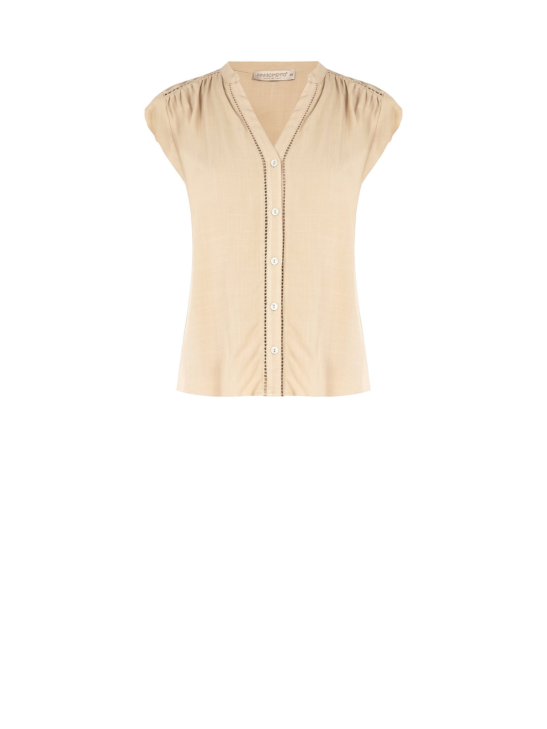 Rinascimento - Chemise ample en viscose à col en V