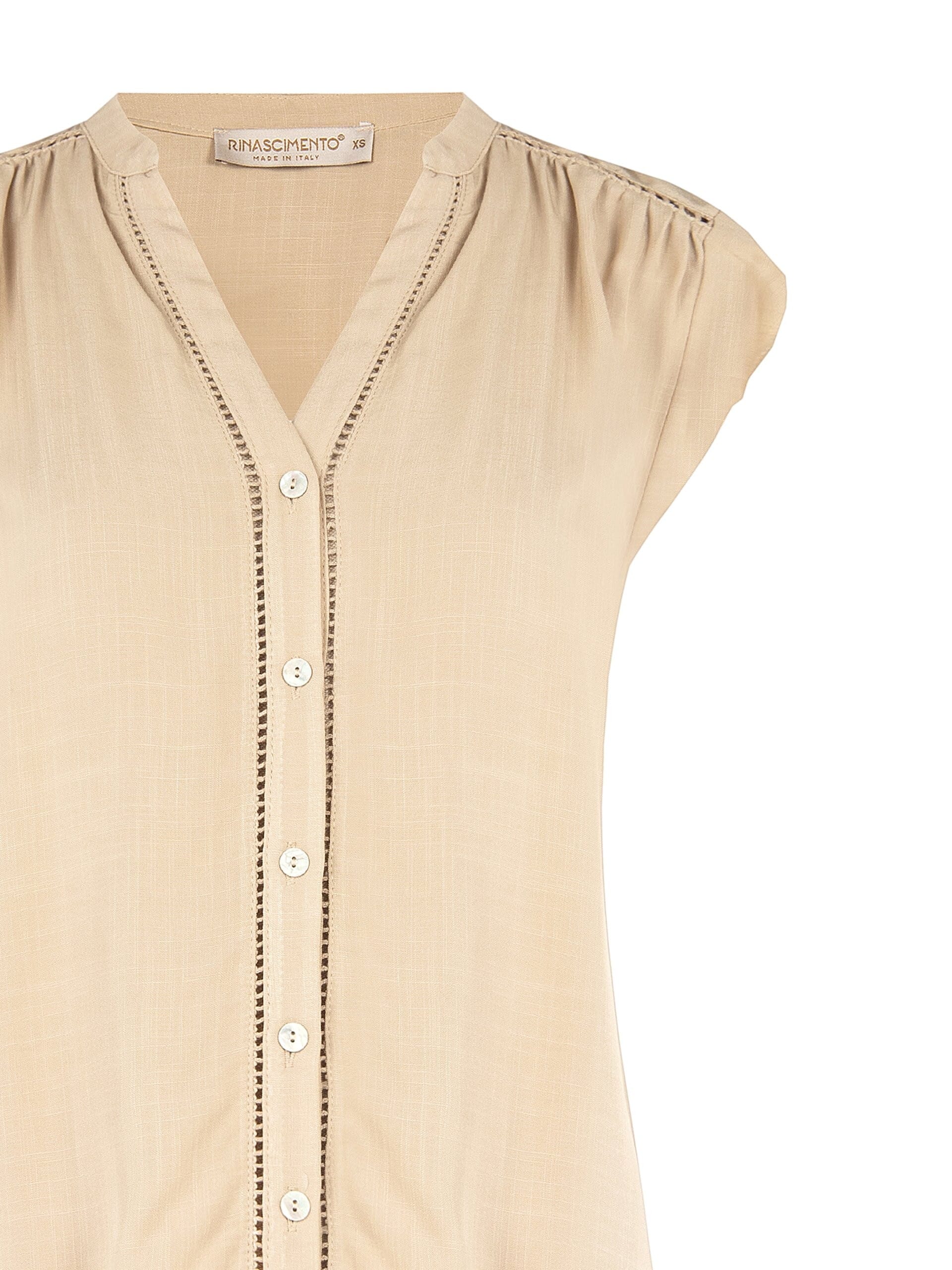 Rinascimento - Chemise ample en viscose à col en V