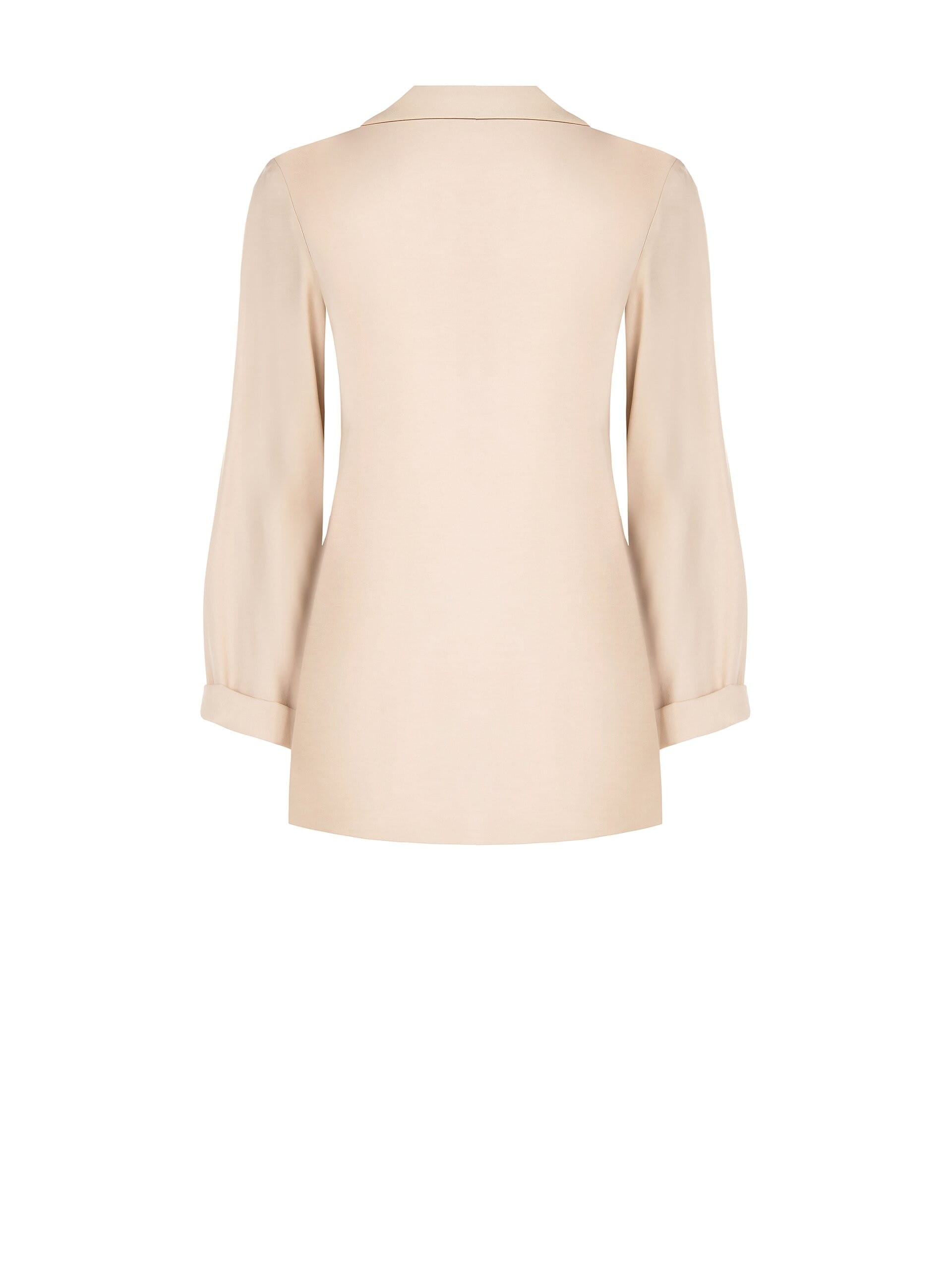 Veste blazer en viscose mélangée avec épingle sans bretelles en corail Rinascimento