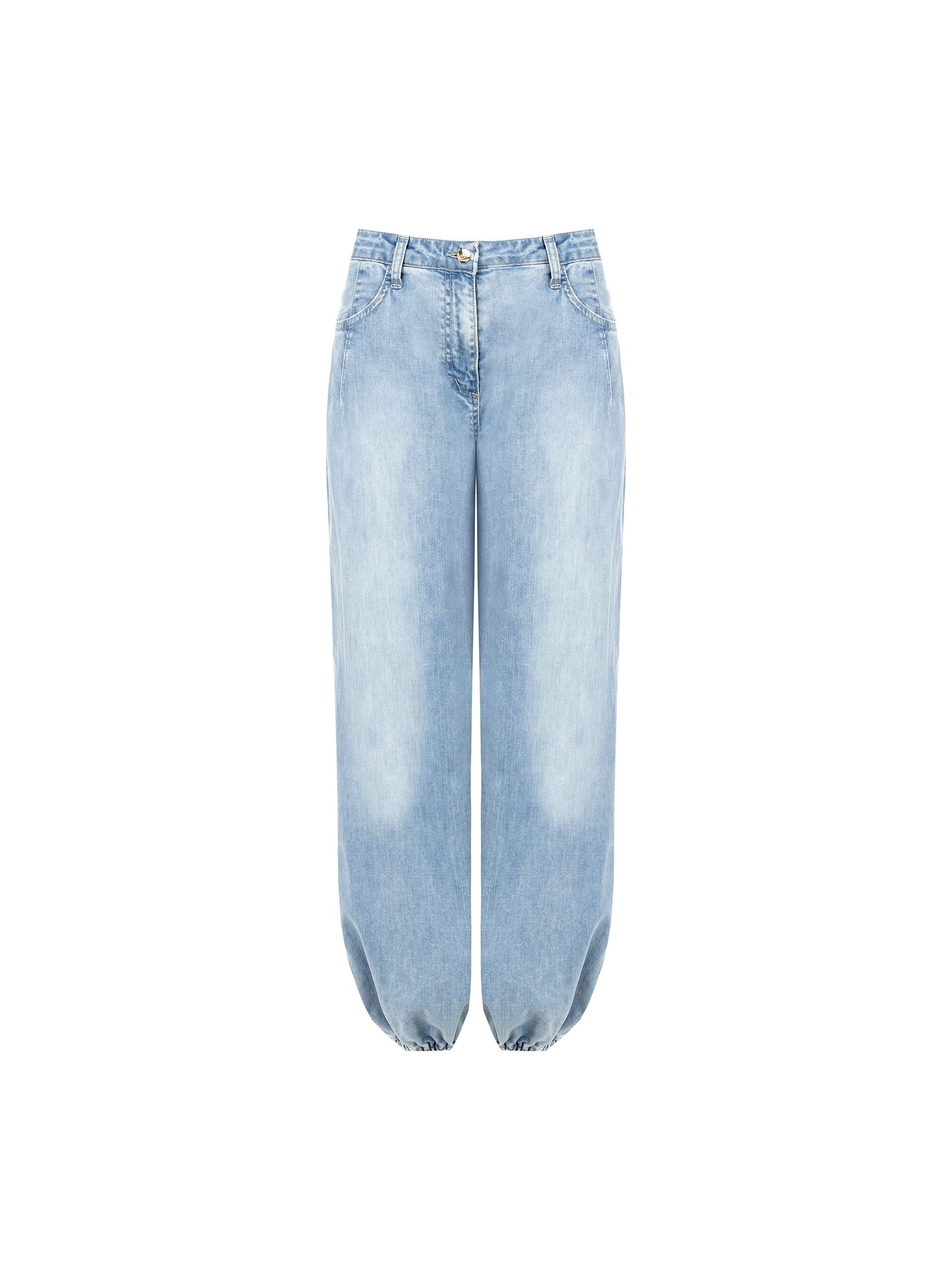Rinascimento Light Wash Balloon Jeans
