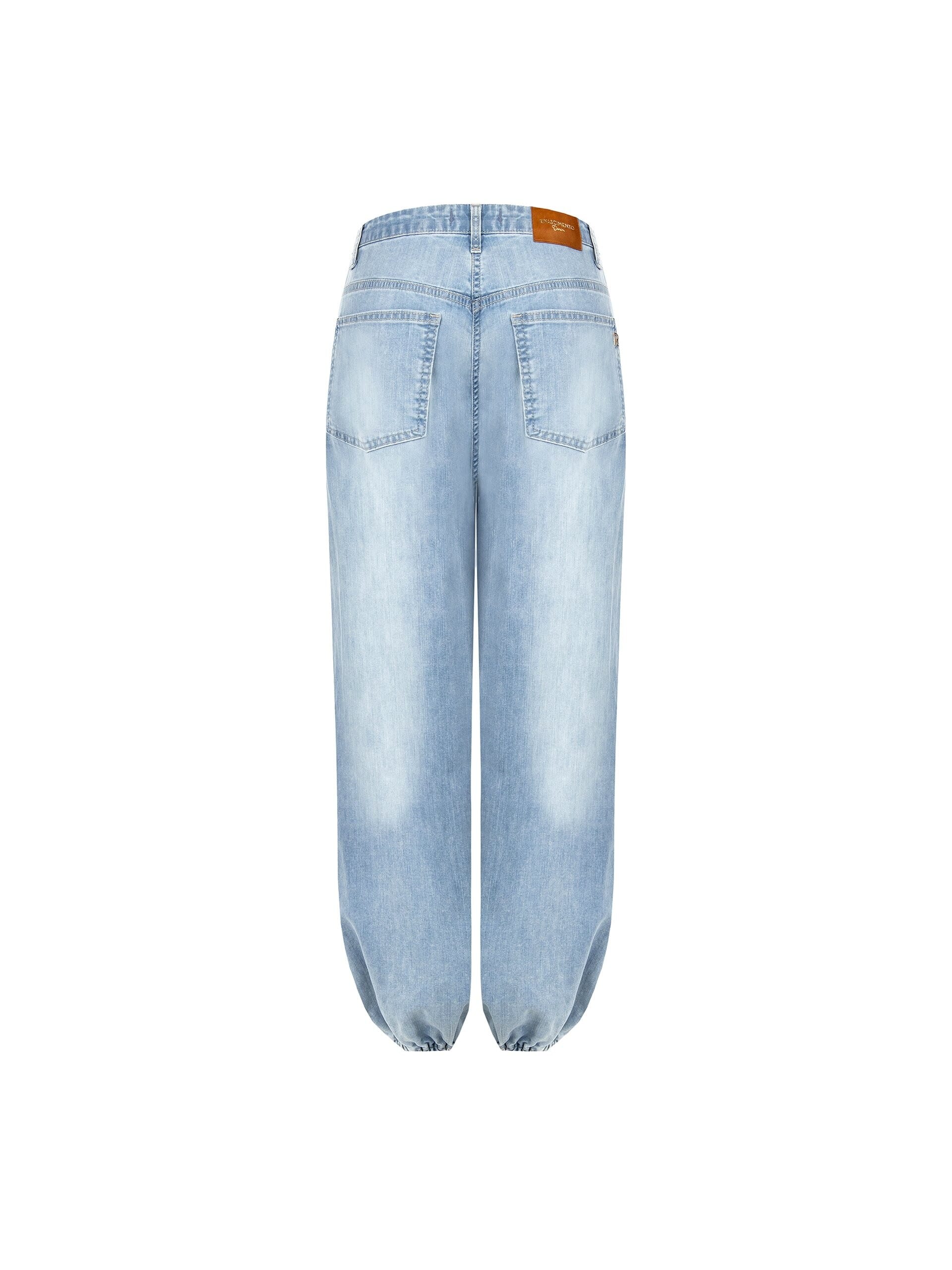 Rinascimento Light Wash Balloon Jeans