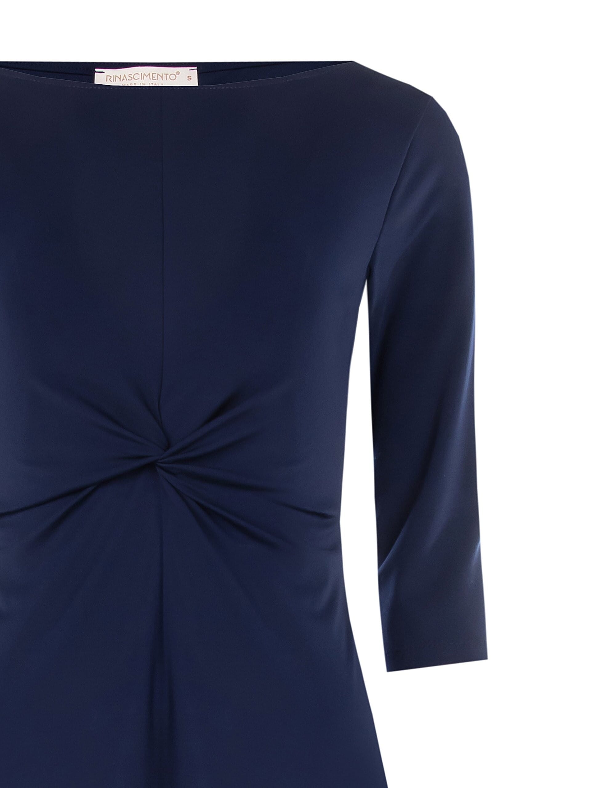 Rinascimento Flared Dress With Light Milan Stitch Embroidery