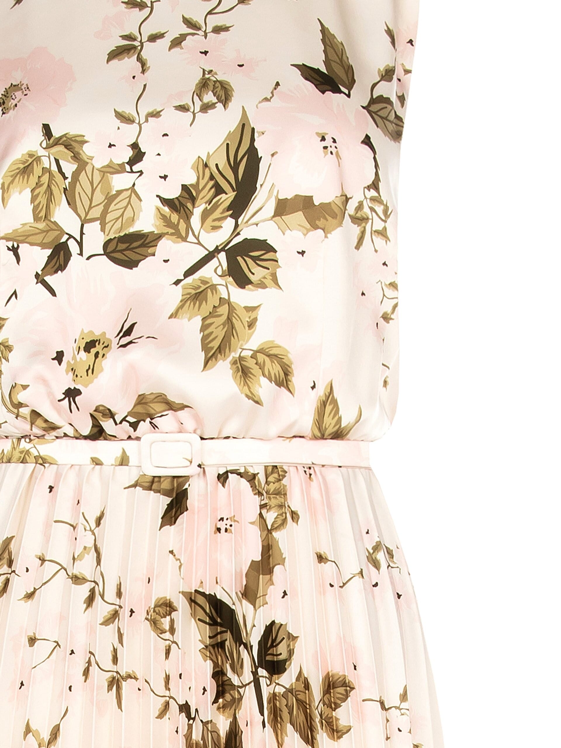 Abito Al Ginocchio In Raso Con Cintura Rigida Sottile Coordinata Rinascimento