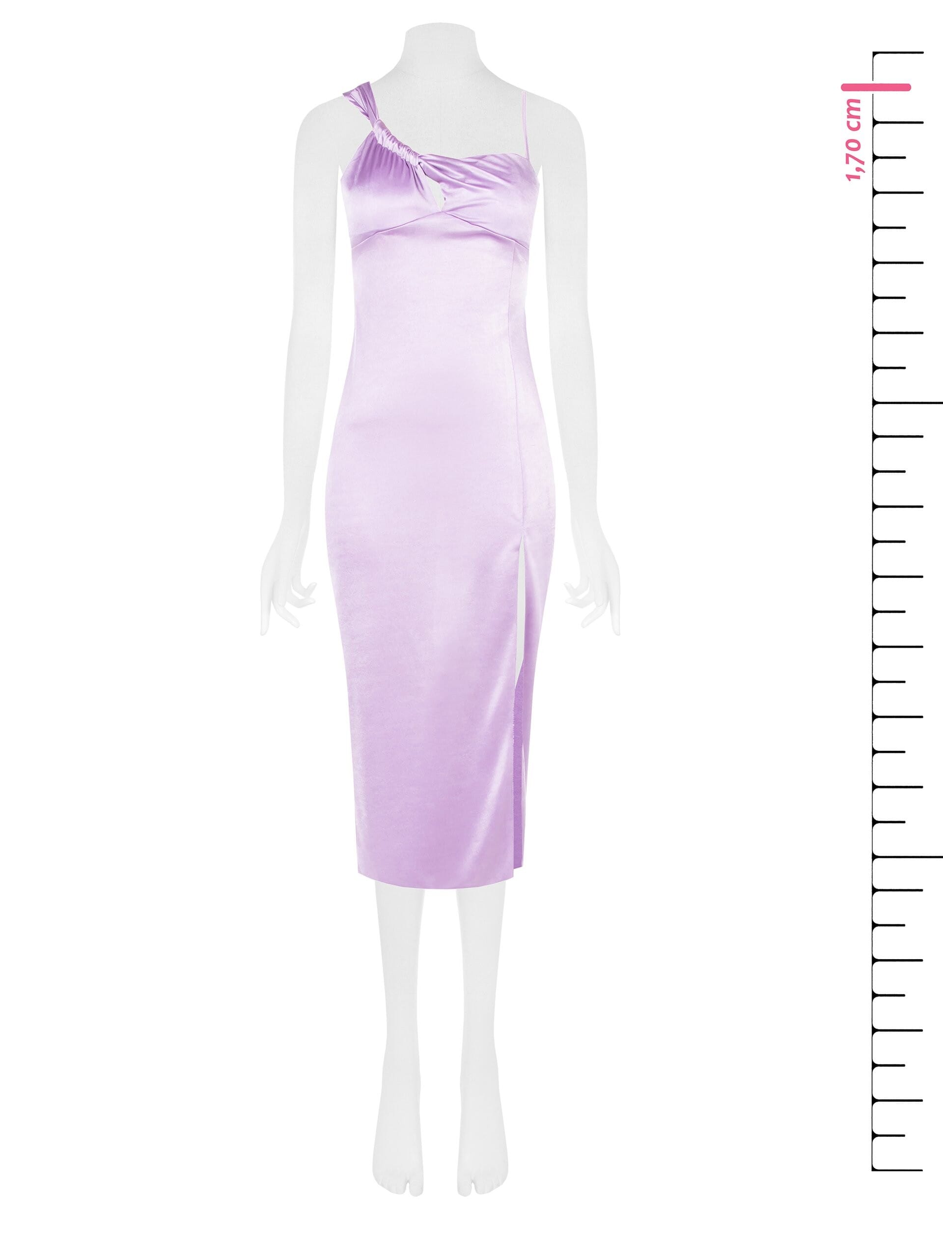 Abito A Tubino In Maglia Lucida Con Cut-Out Sul Décolleté Rinascimento