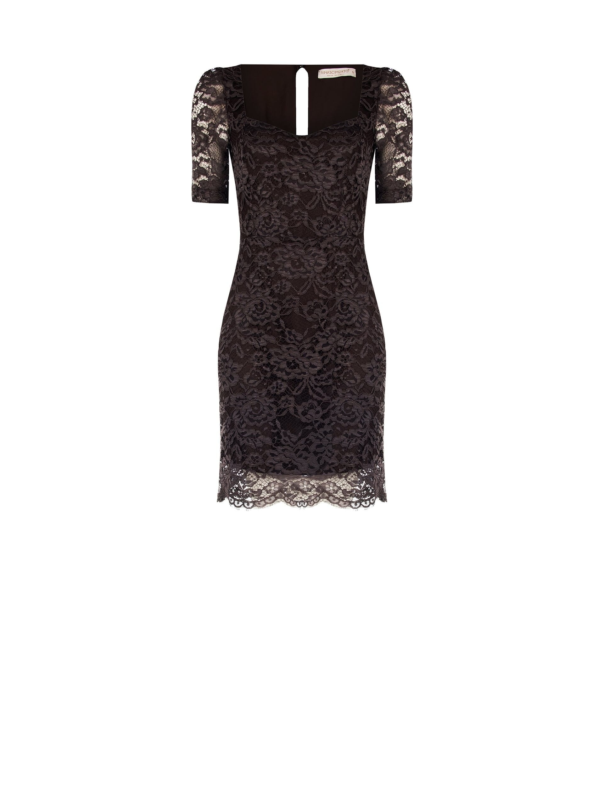 Rinascimento Short Lace Sweetheart Neckline Dress