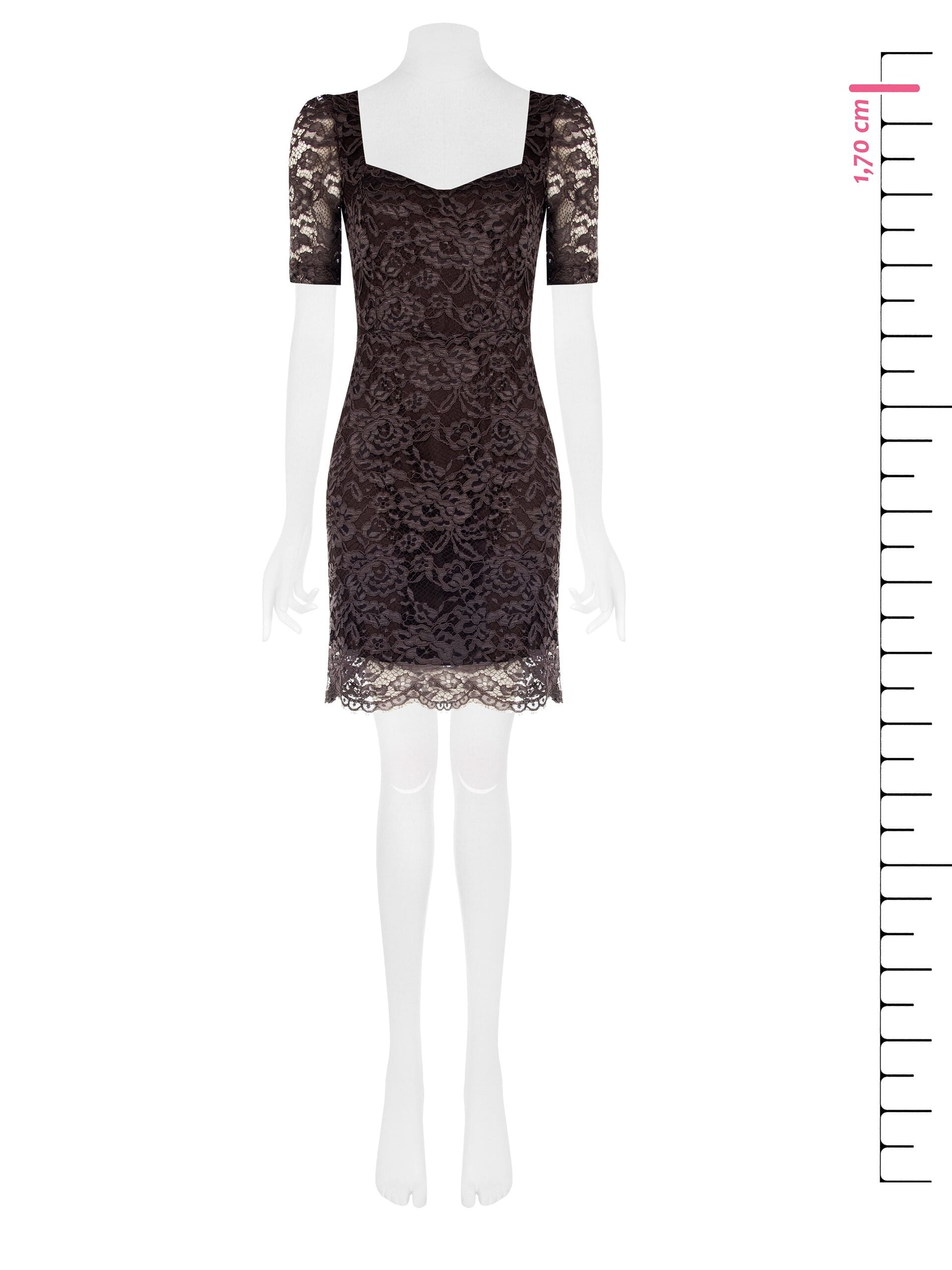 Rinascimento Short Lace Sweetheart Neckline Dress