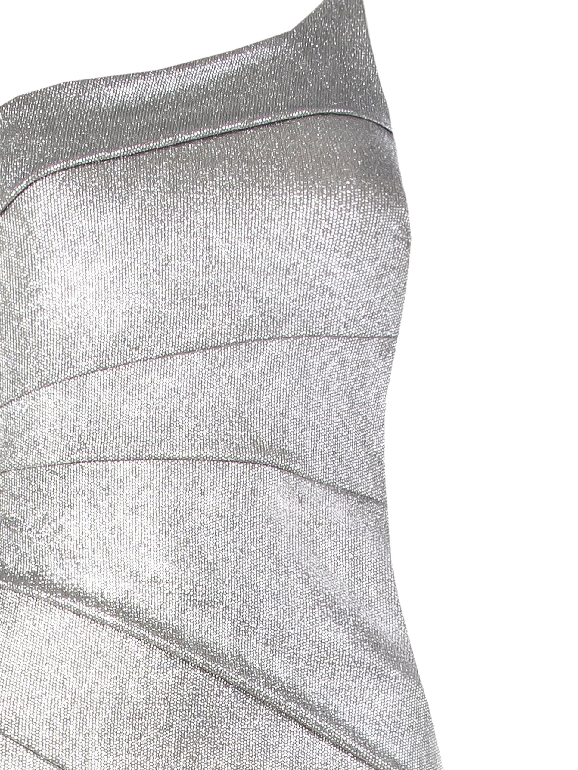 Rinascimento Laminated Maglin Robe longue évasée