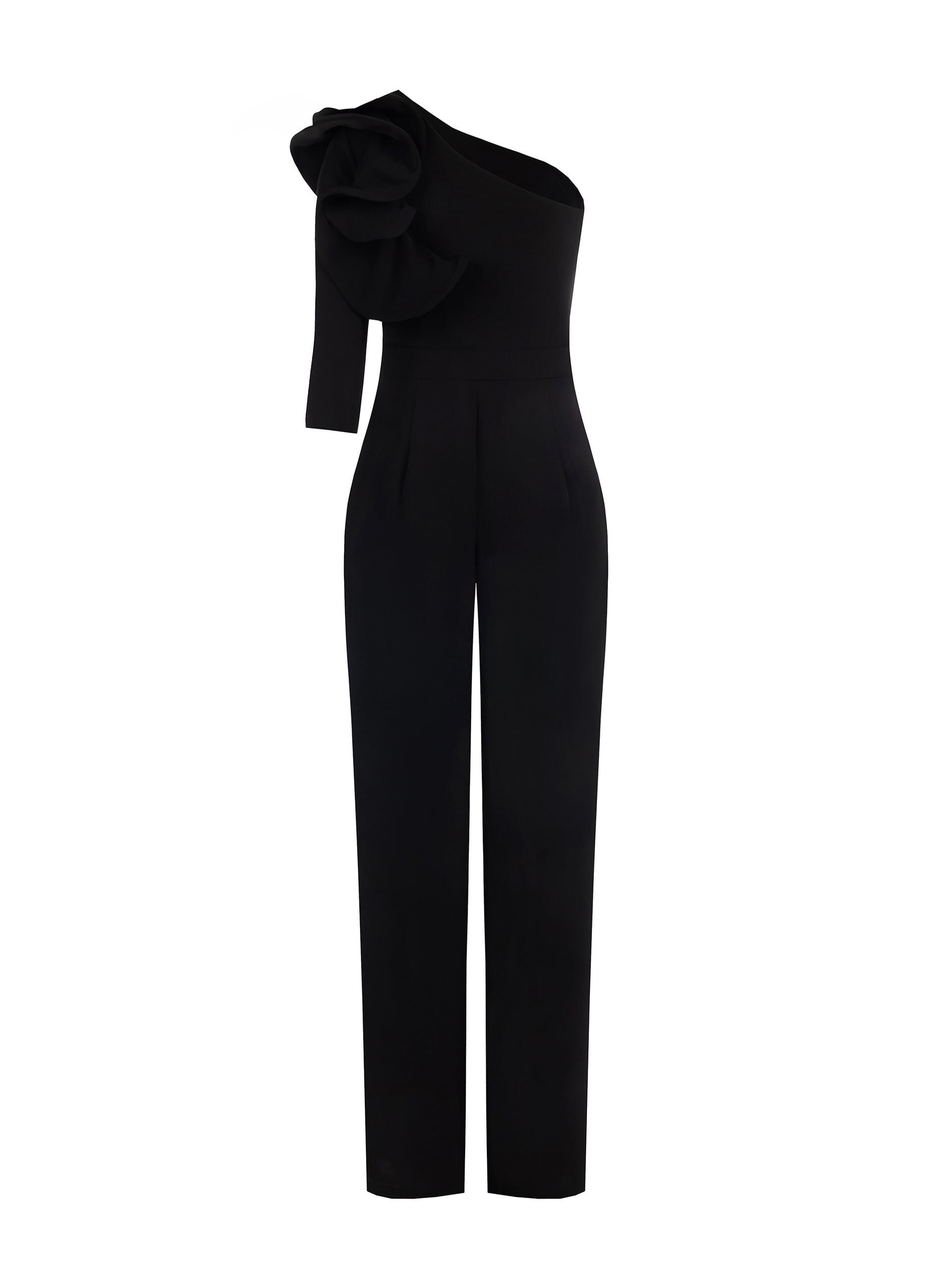 Combinaison une pièce Palazzo fluide avec manches à volants structurées Rinascimento