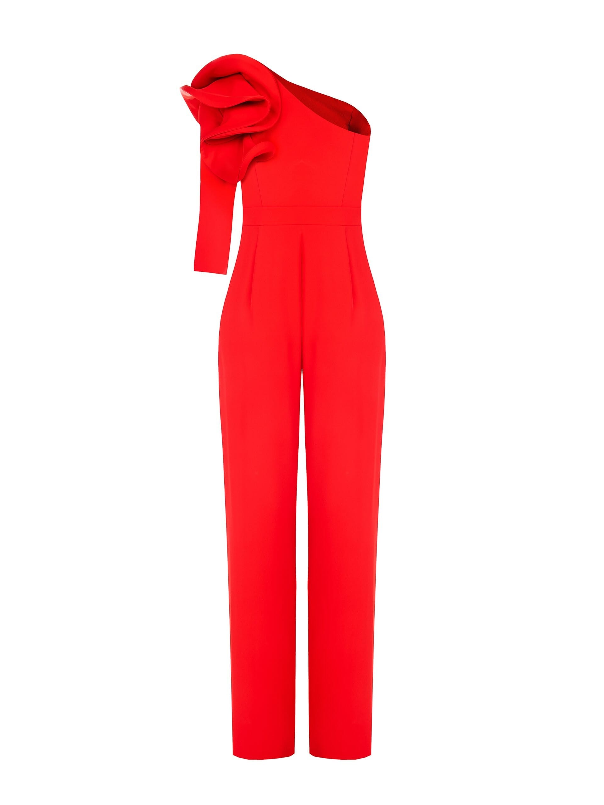 Combinaison une pièce Palazzo fluide avec manches à volants structurées Rinascimento