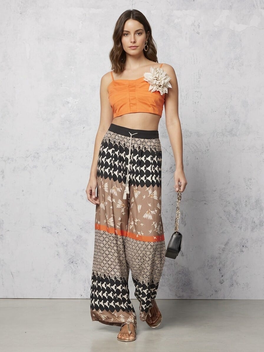 Parachute Canvas Bralette Crop Top Rinascimento