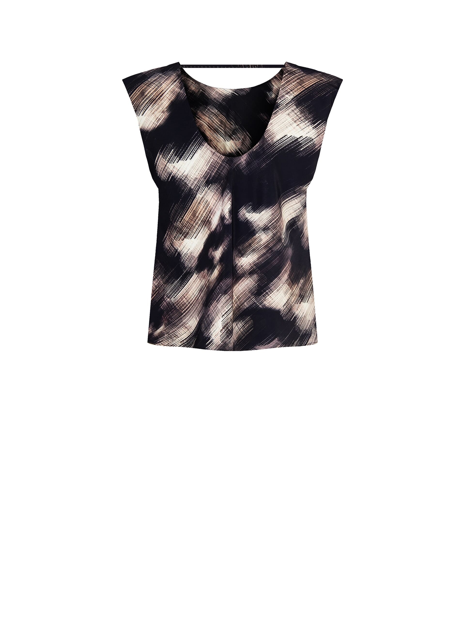 Top à larges plis avec plis aux épaules Rinascimento