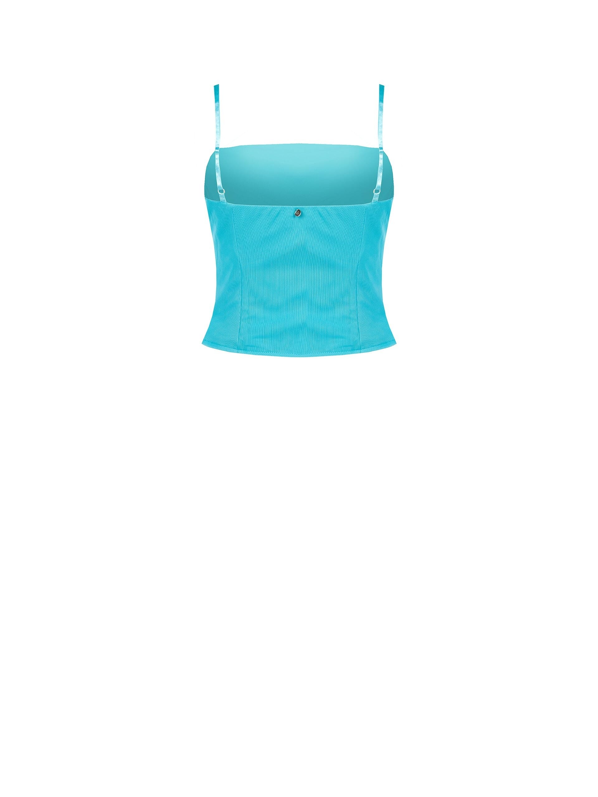 Top moulant en tulle Rinascimento