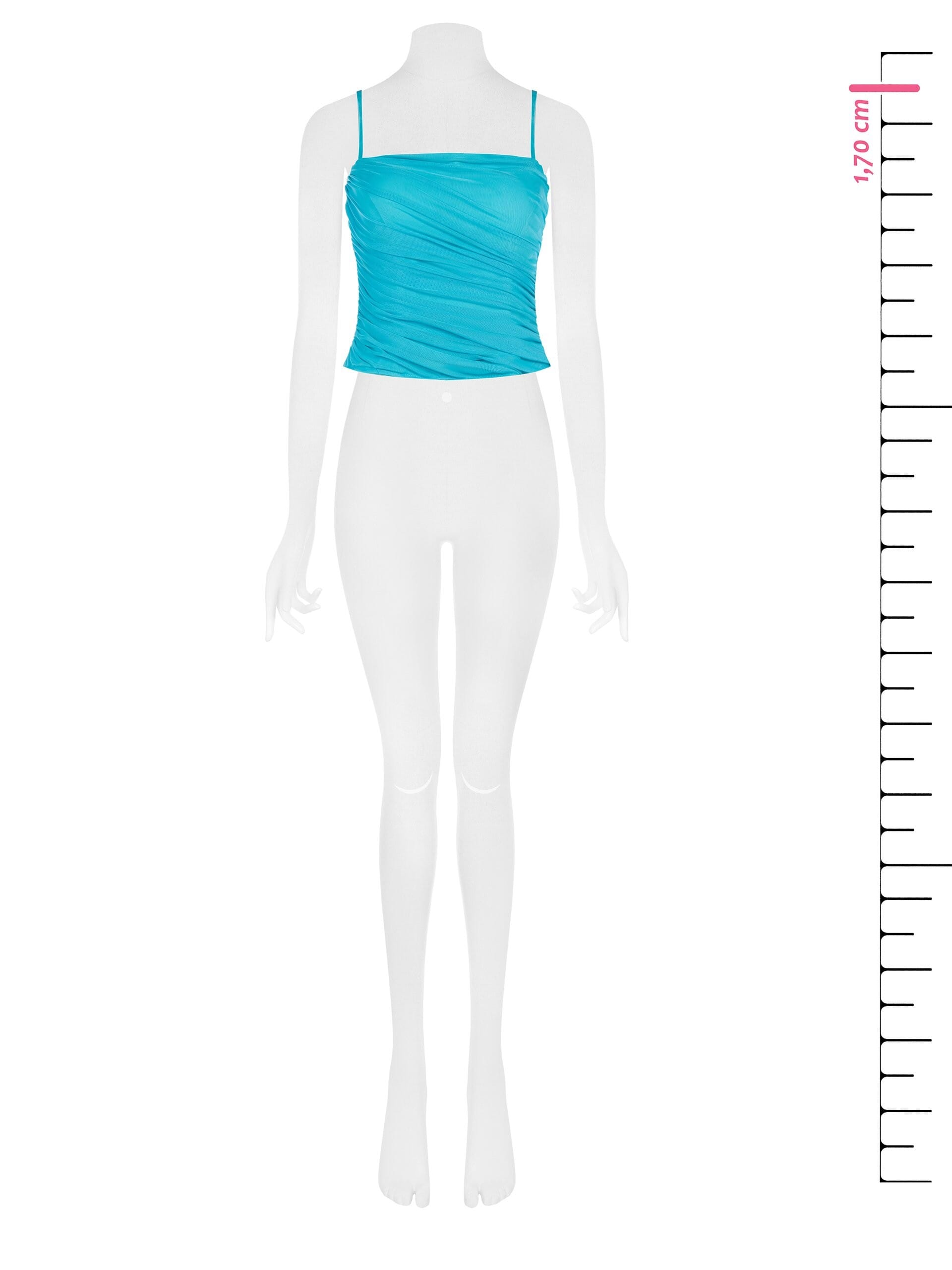 Top moulant en tulle Rinascimento