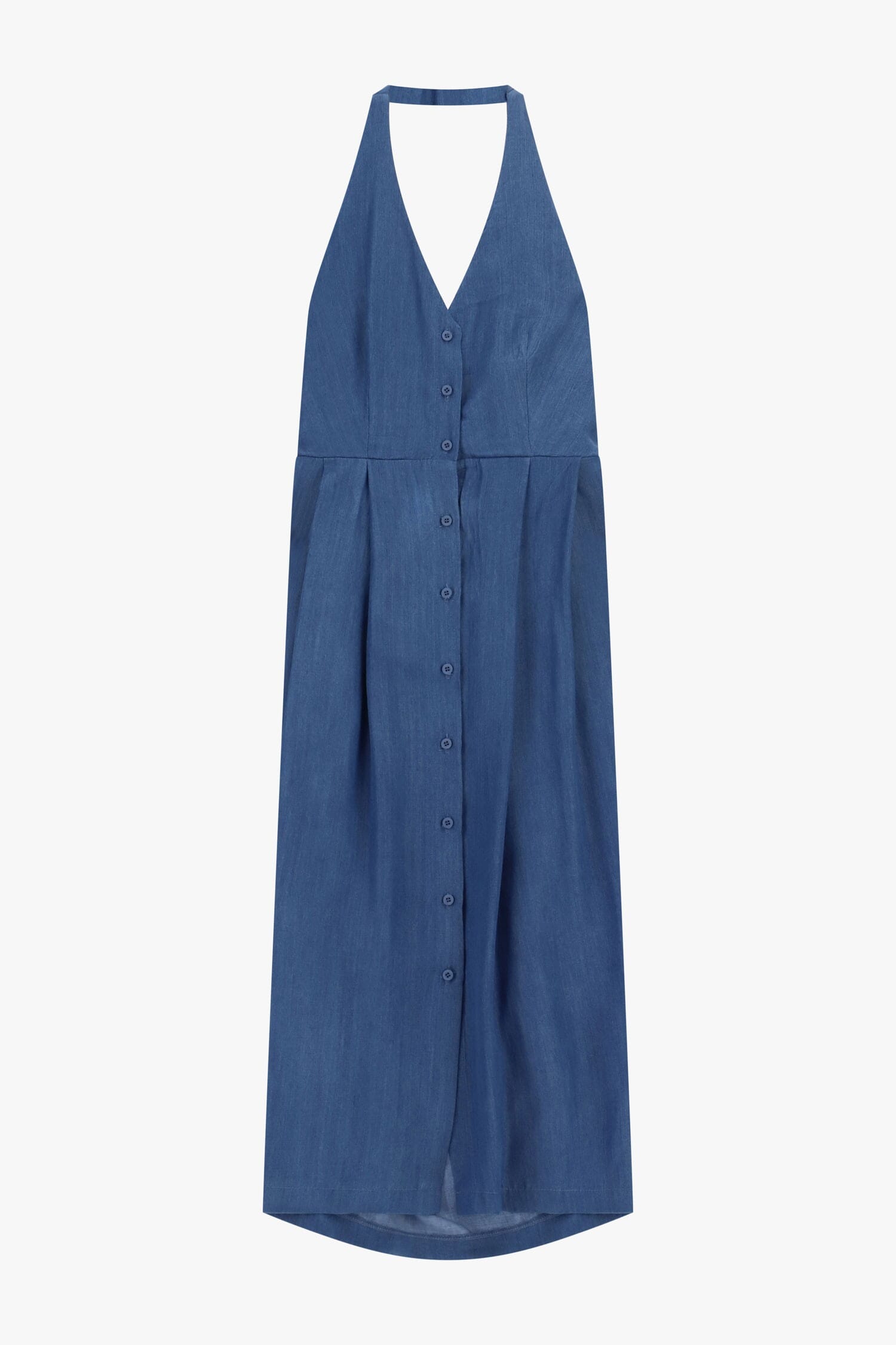 American Long Dress with Front Buttons Dixie