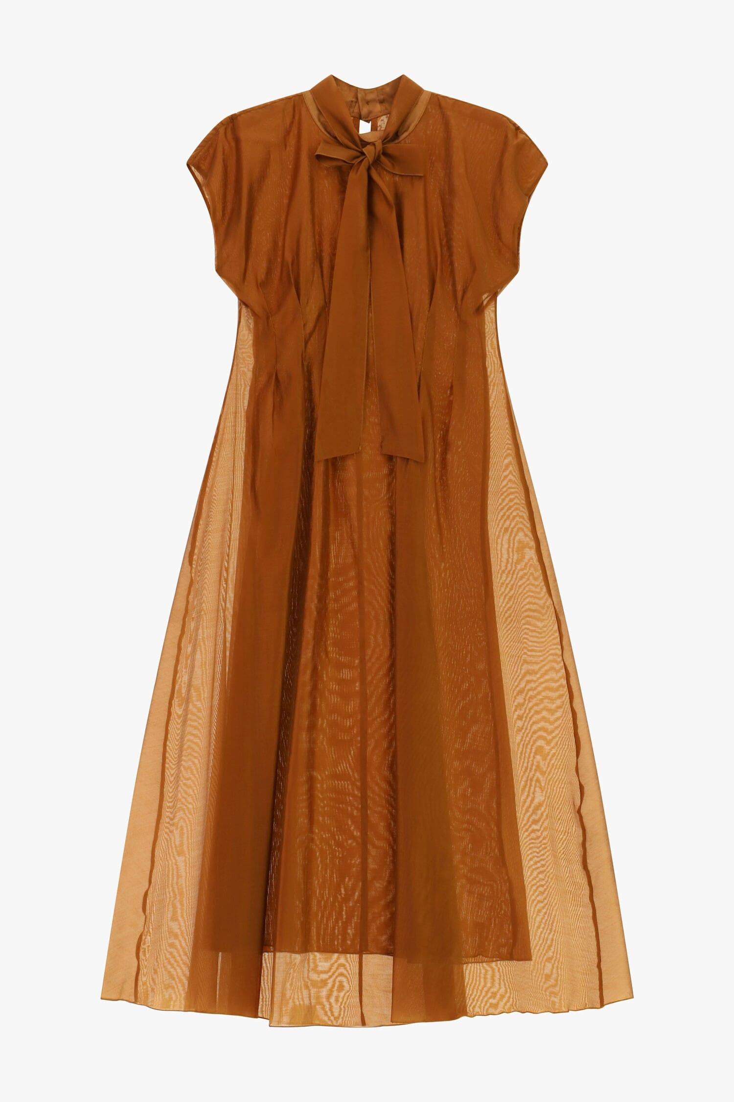 Robe midi évasée avec col Dixie Ruban