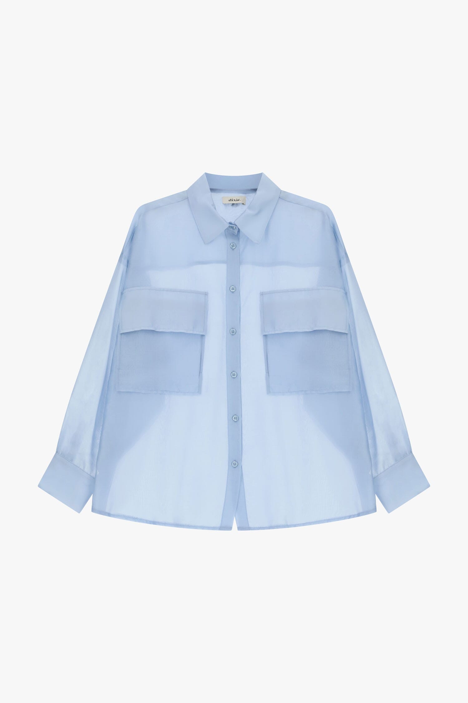 Camicia Trasparente Con Tasche Frontali Oversize Dixie