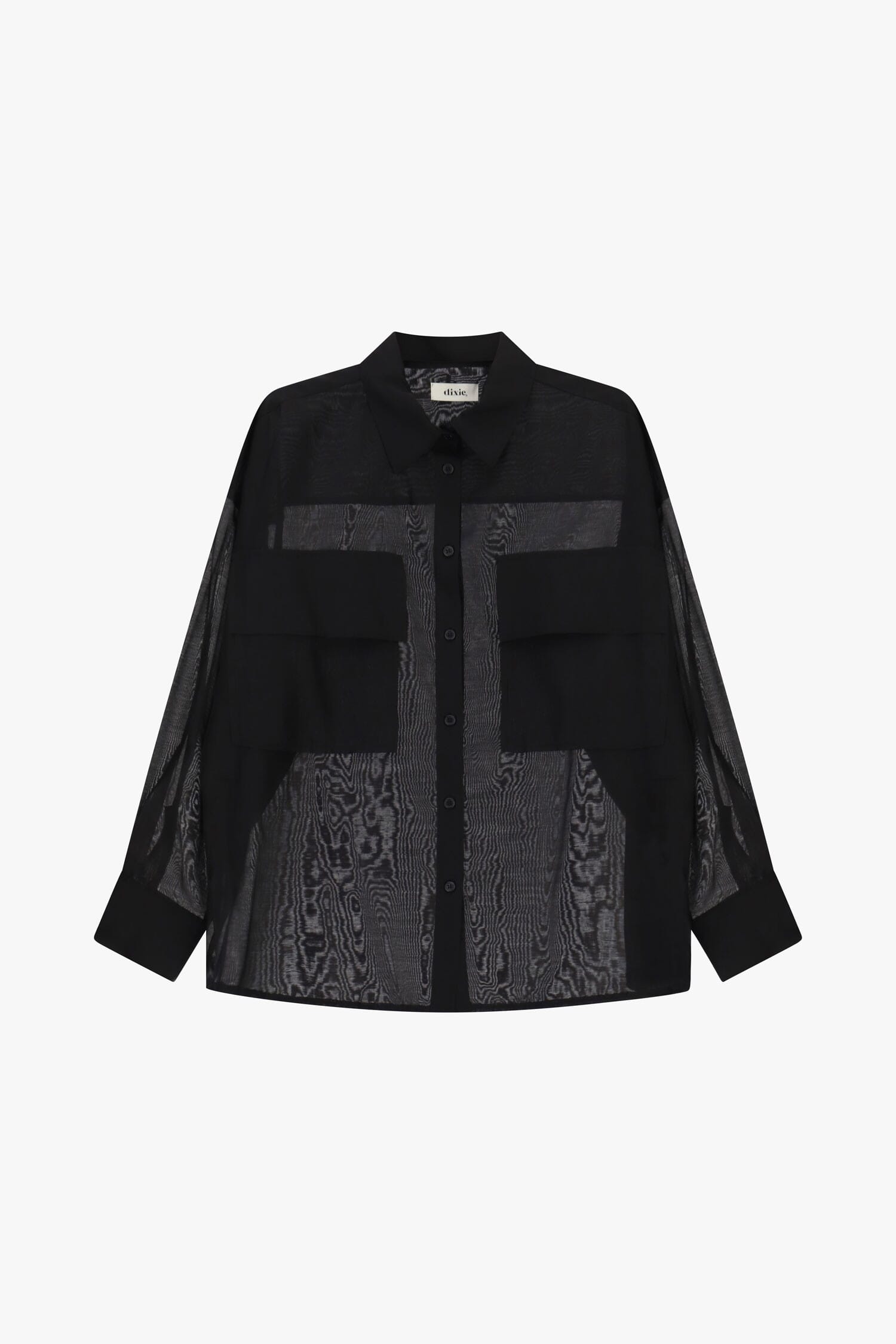 Camicia Trasparente Con Tasche Frontali Oversize Dixie