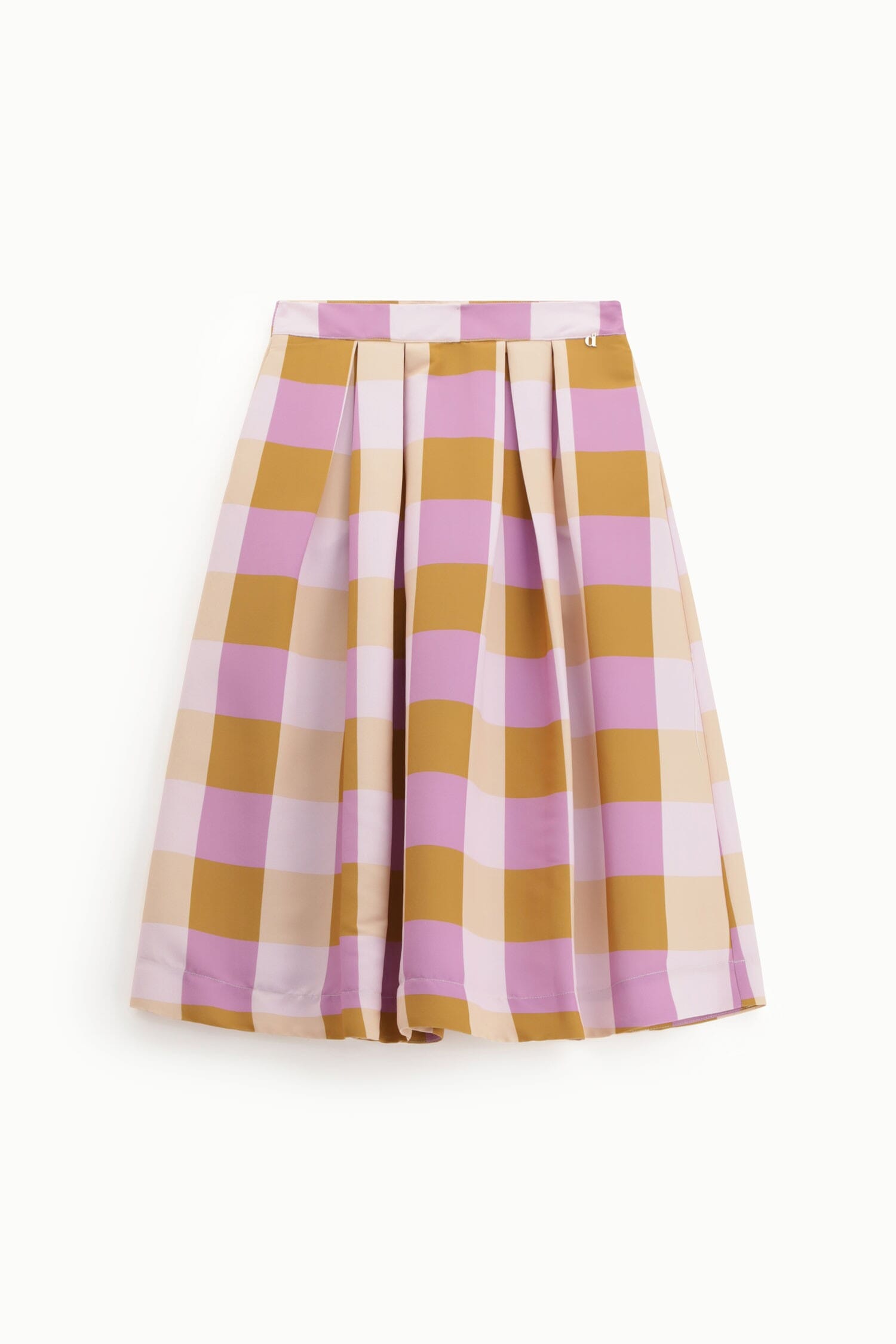 Jupe à carreaux plissée Dixie