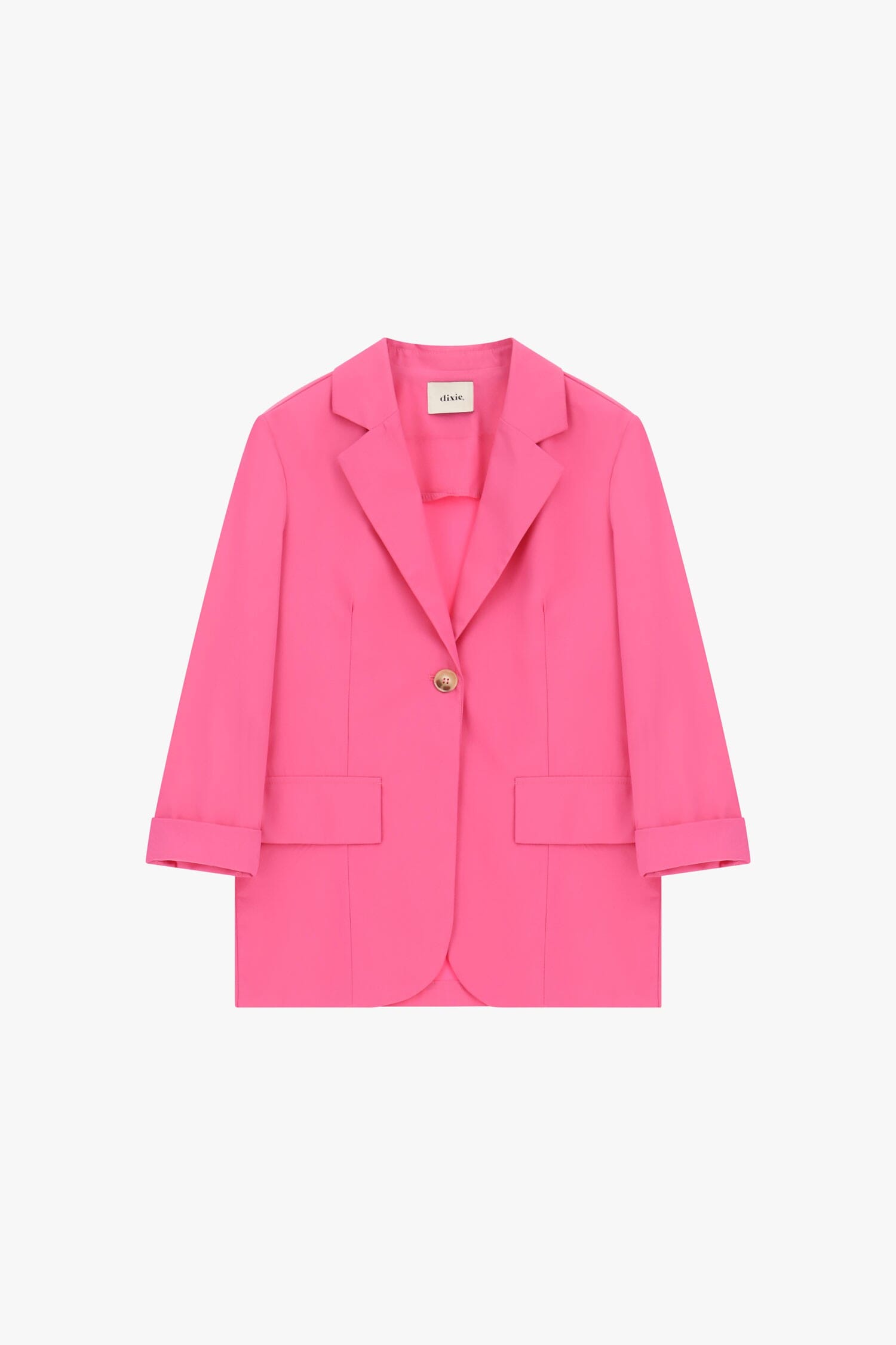 Dixie Blazer boutonné avec poches à rabat