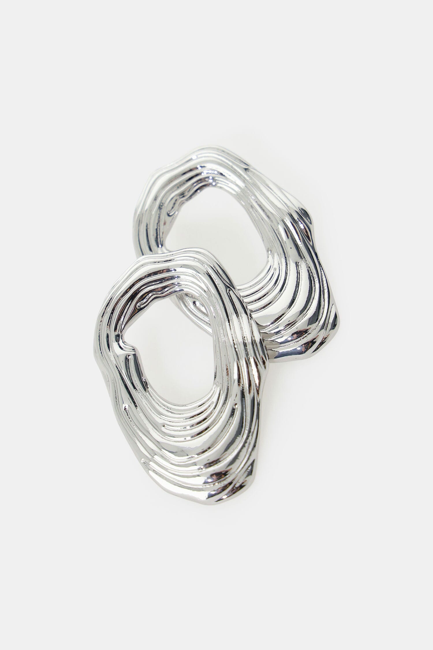 Orecchini Asimmetrici Effetto Ondulato Dixie