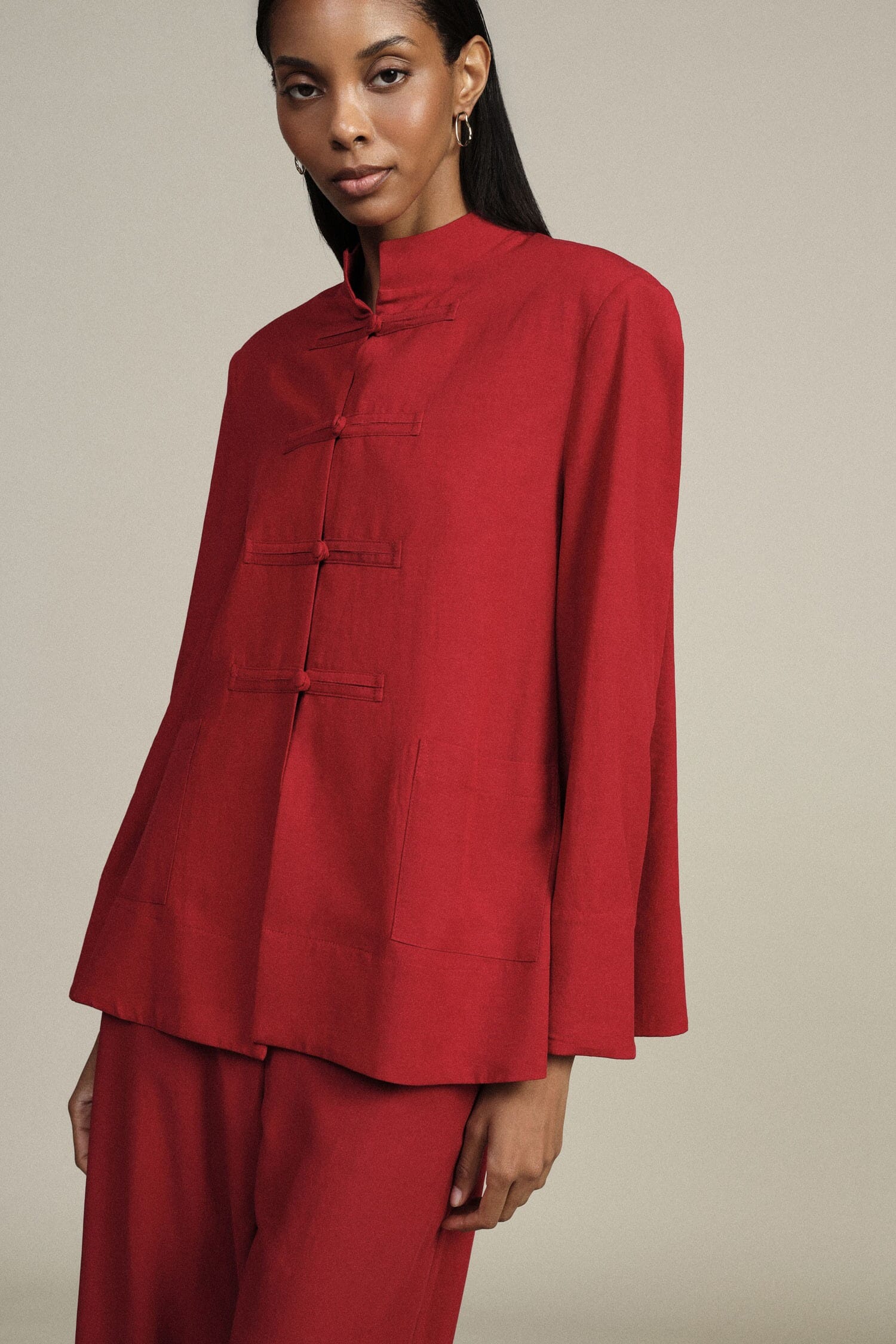 Outer Jackets Con Chiusura A Nodo E Tasche Frontali Dixie