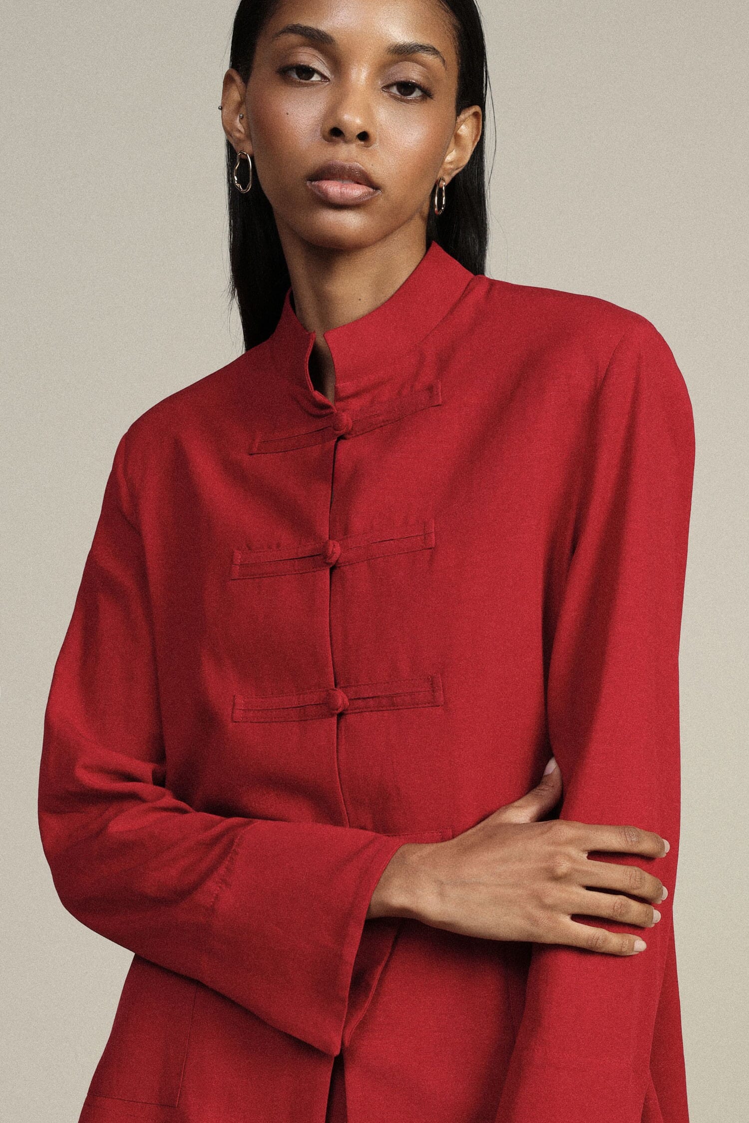 Outer Jackets Con Chiusura A Nodo E Tasche Frontali Dixie