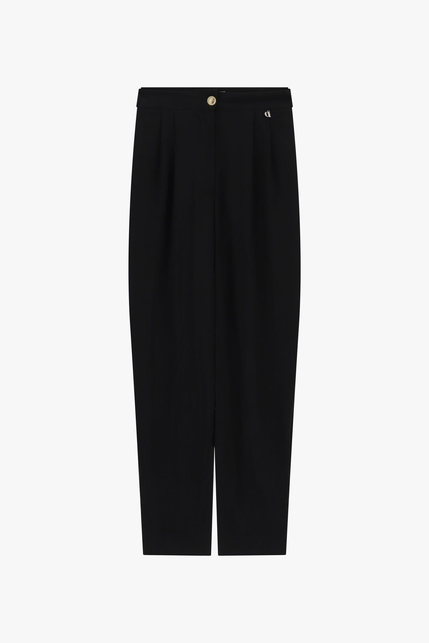 Pantaloni Palazzo Cropped Con Pinces Dixie