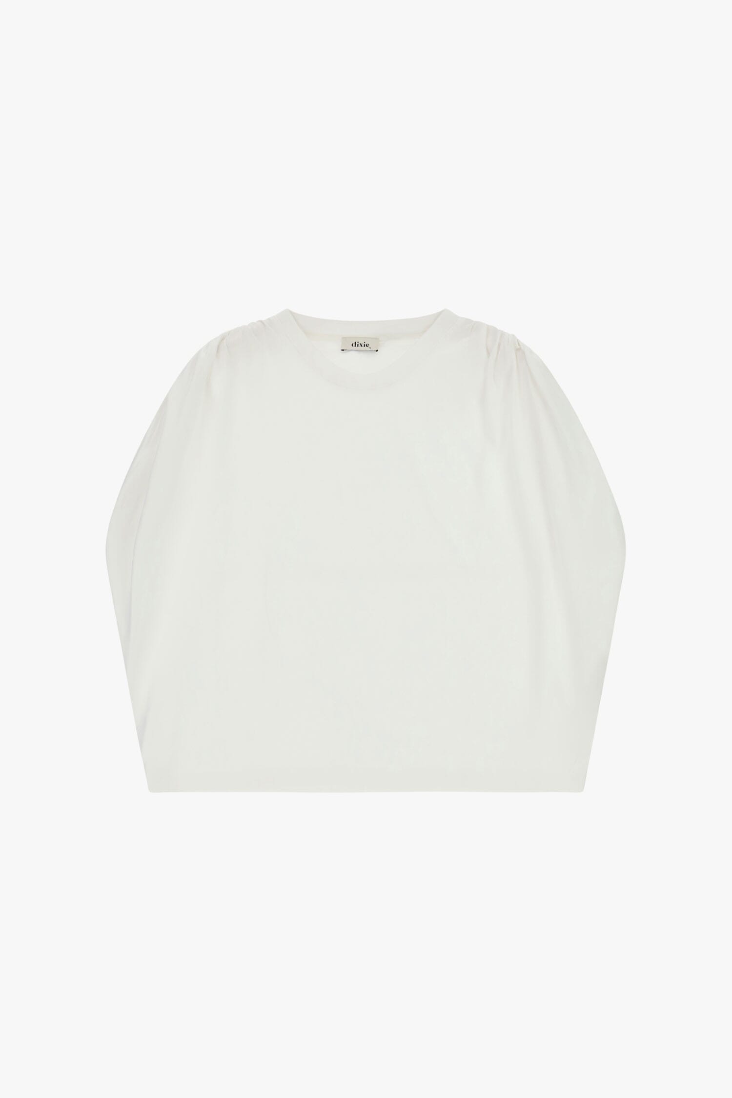 T-Shirt Manica Lunga Con Spalle Arricciate Dixie