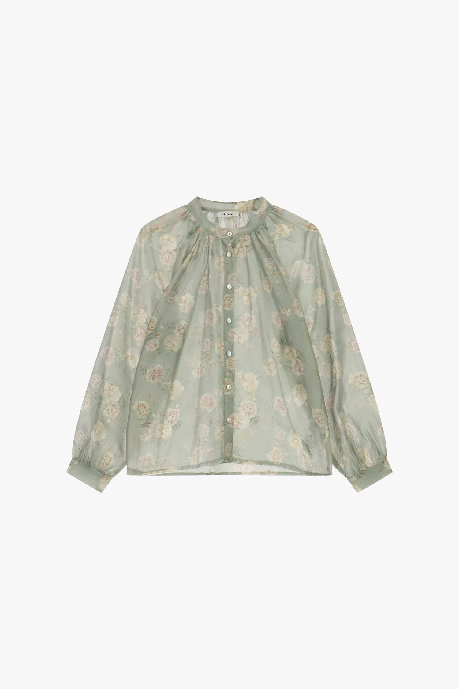 Chemise large avec fantaisie florale et manches longues Dixie