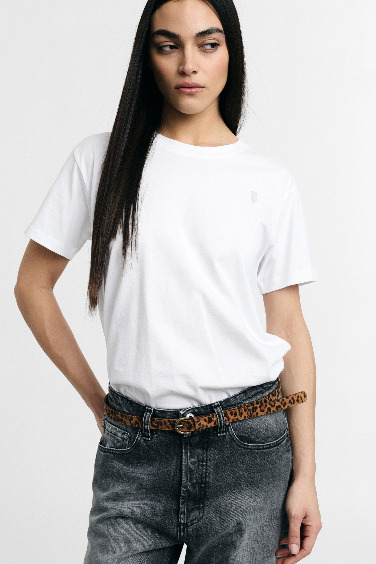 T-Shirt Regular-Fit Girocollo Logo Ricamato Please