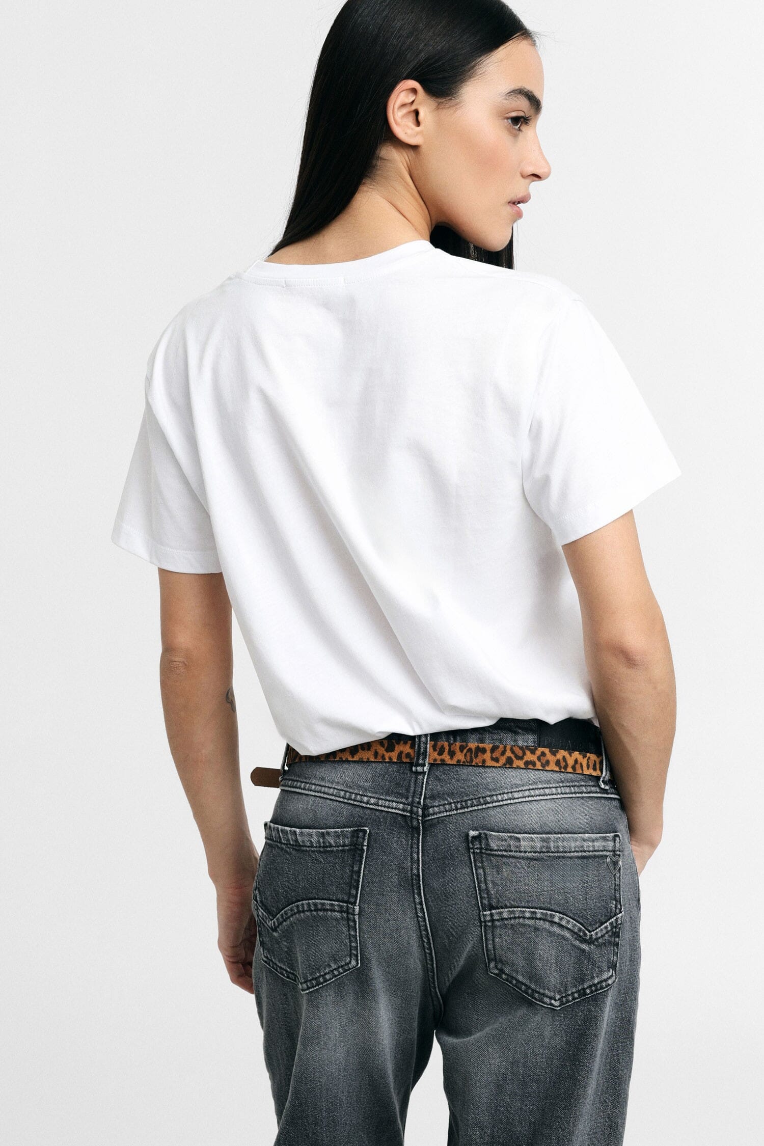 T-Shirt Regular-Fit Girocollo Logo Ricamato Please