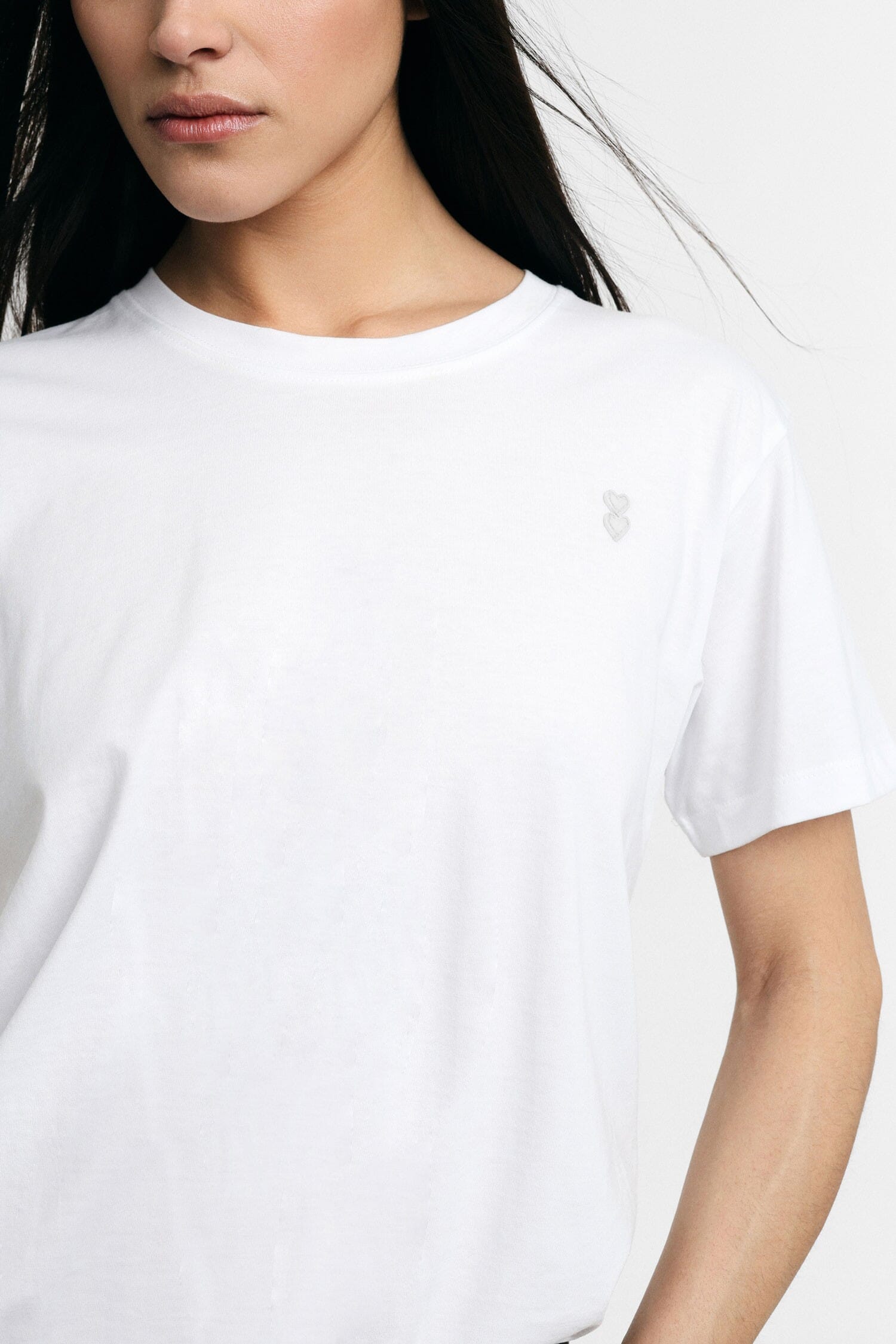 T-Shirt Regular-Fit Girocollo Logo Ricamato Please