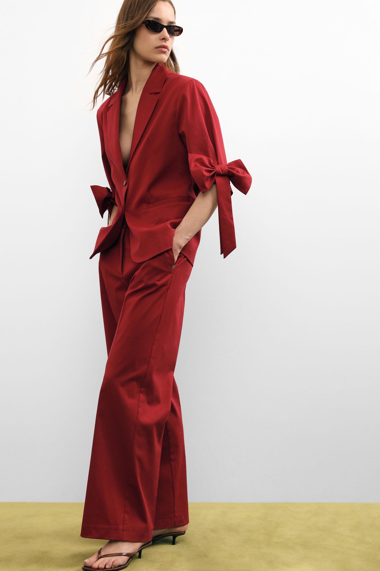Trousers Palazzo Vita Media Con Tasche Please