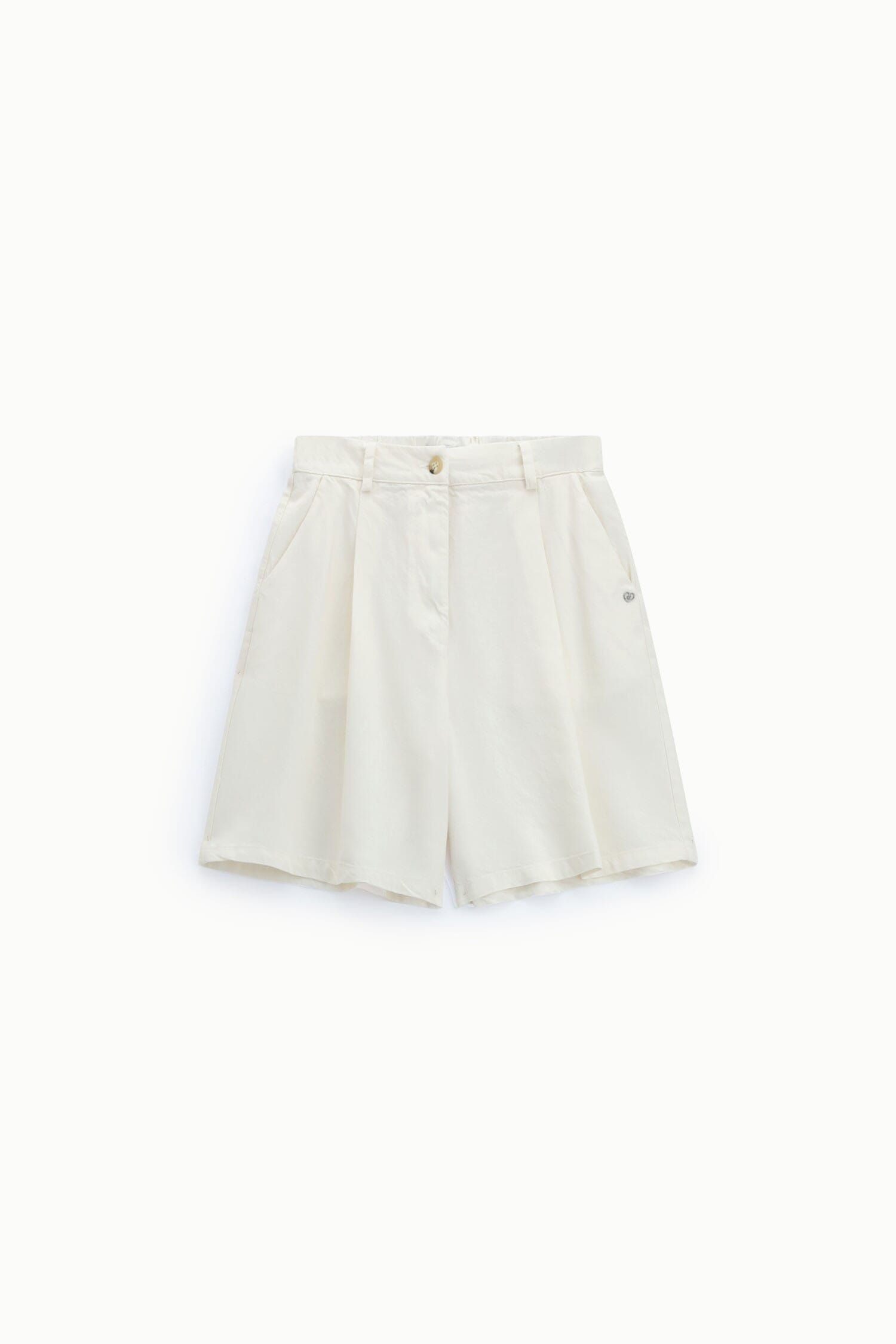 Short à coupe régulière avec plis et poches latérales Please