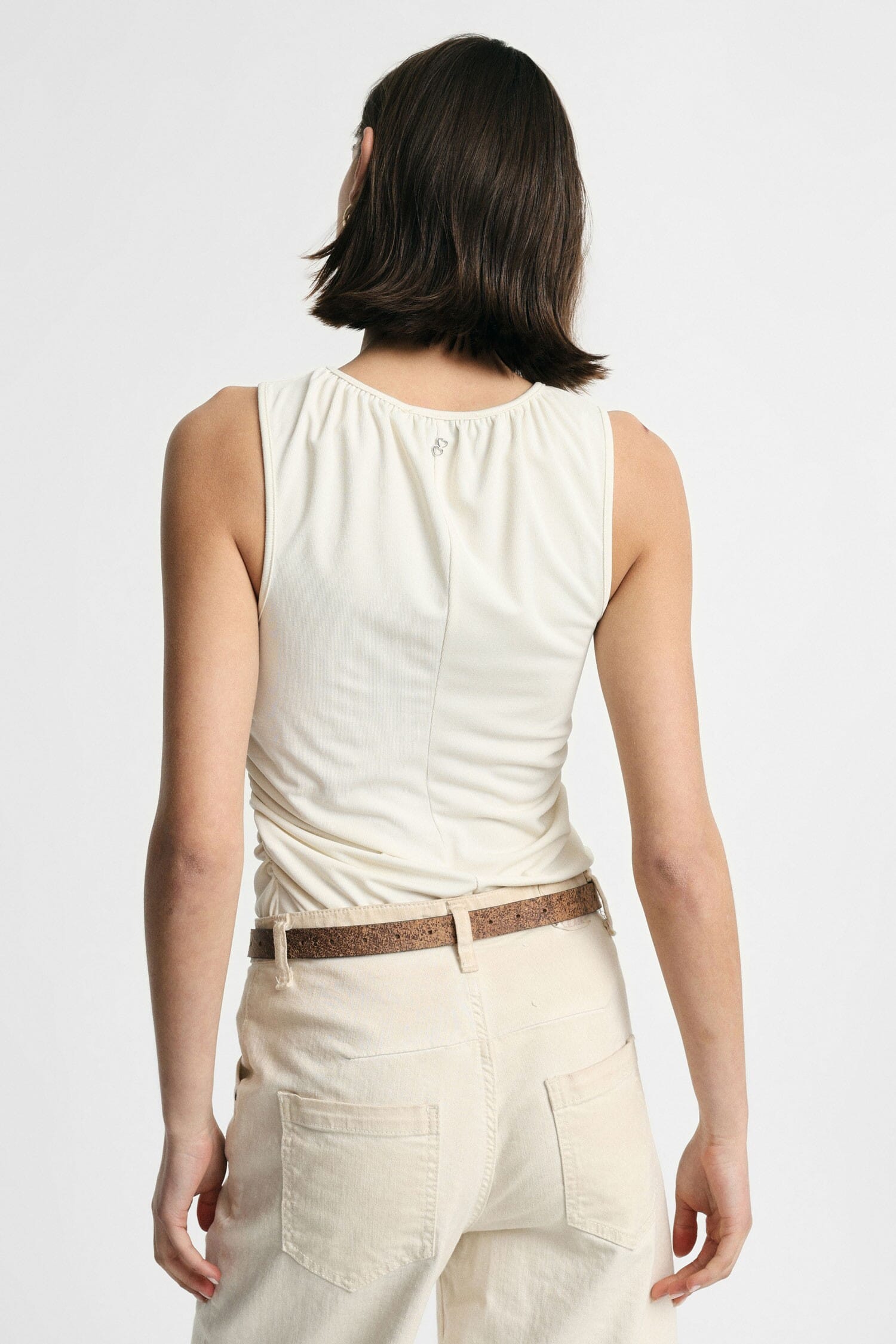 Top sans manches avec boucles latérales Please