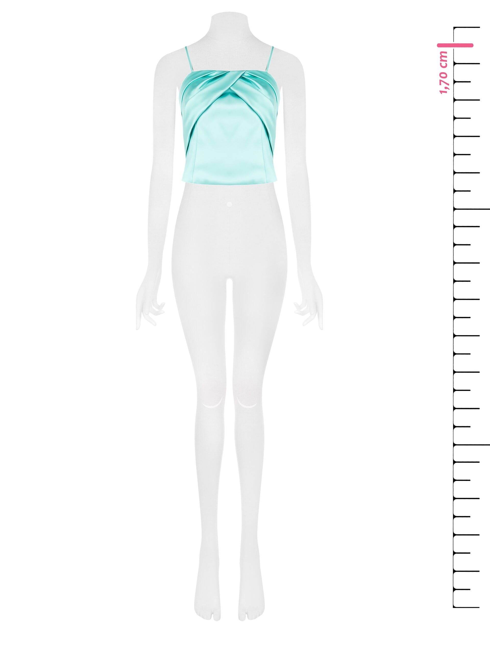 Rinascimento Satin Bustier Top