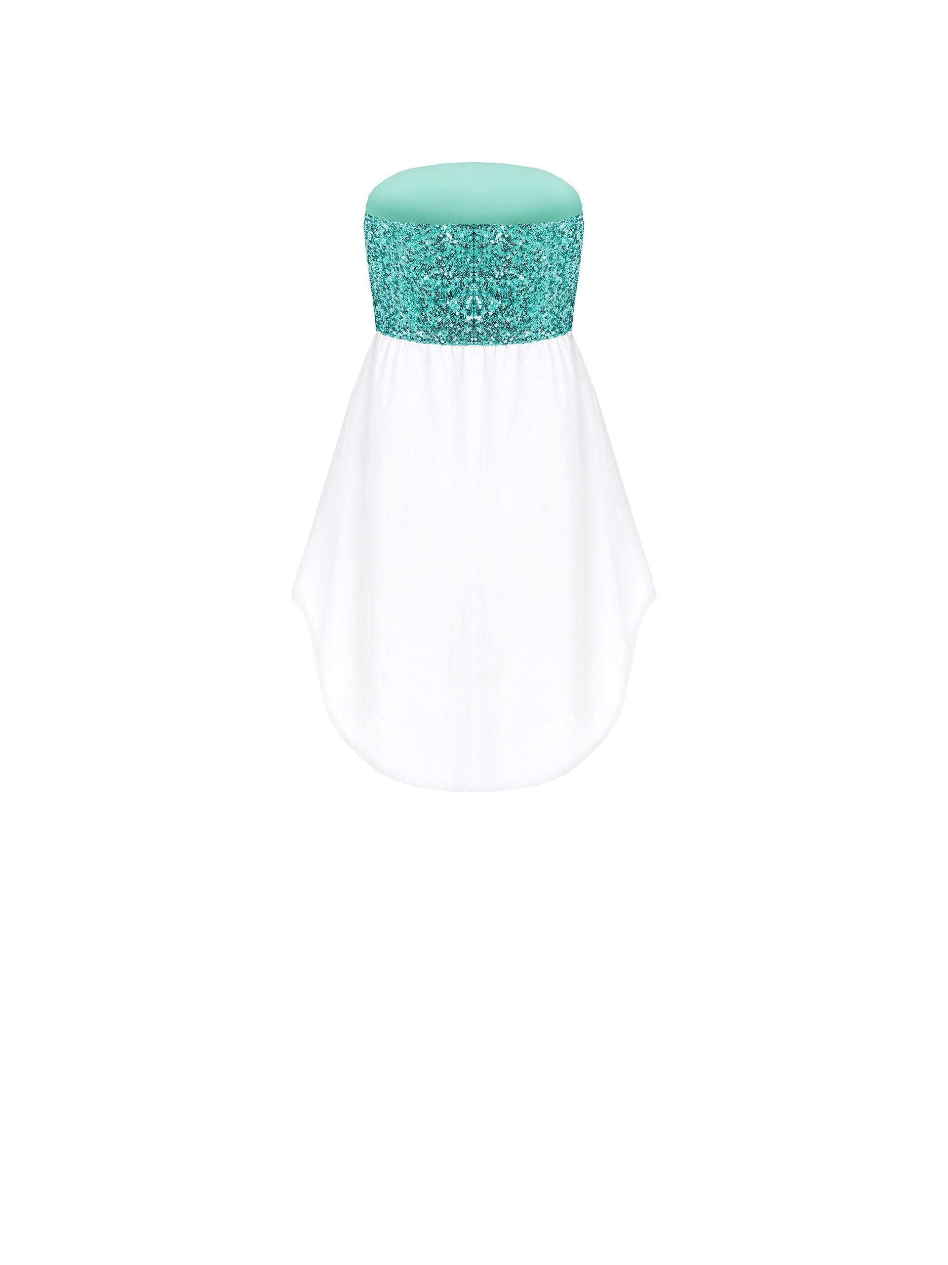 Banded Shirt With Sequined Detail Rinascimento