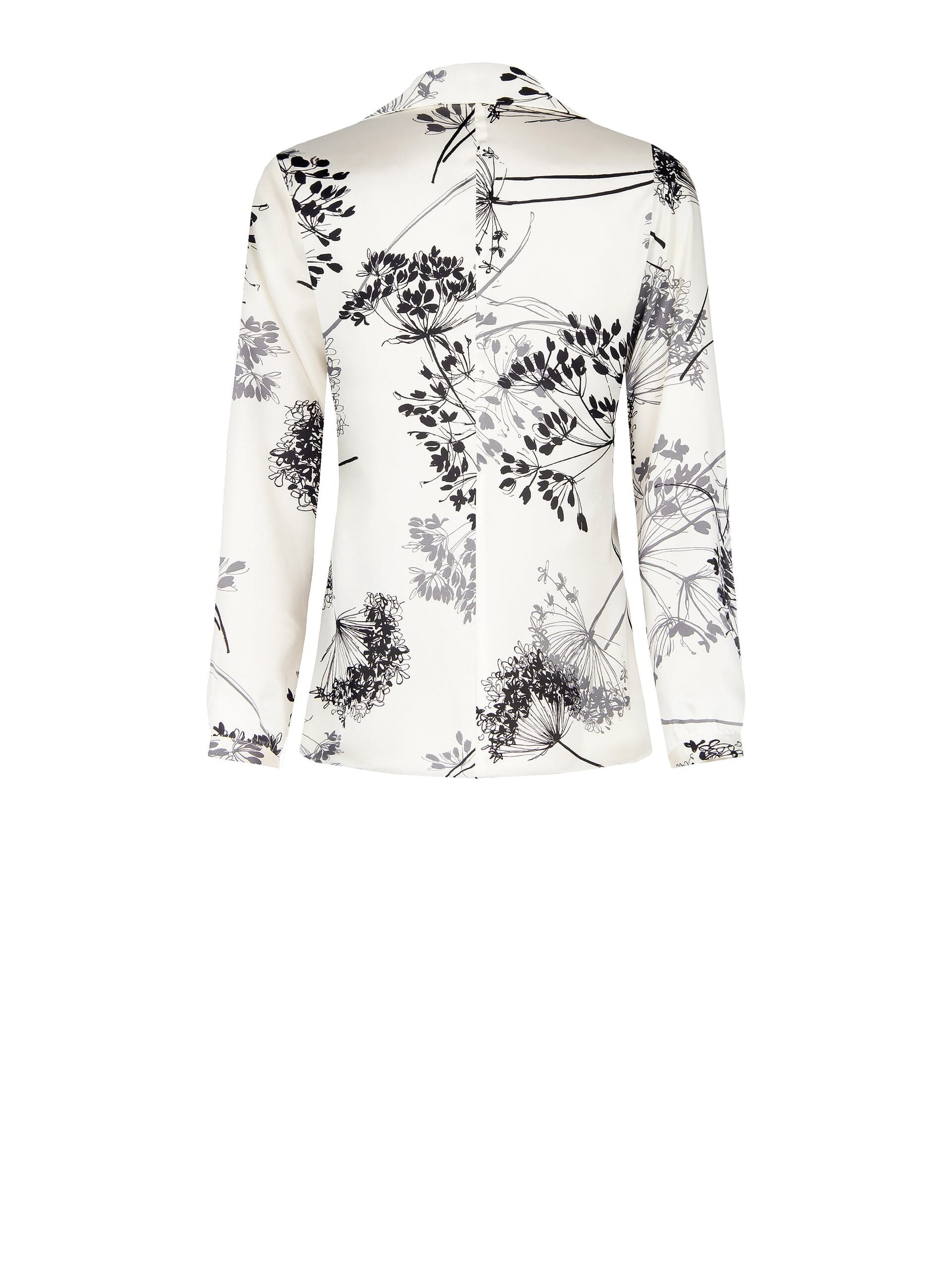 Rinascimento Printed Satin Loose Fit Shirt
