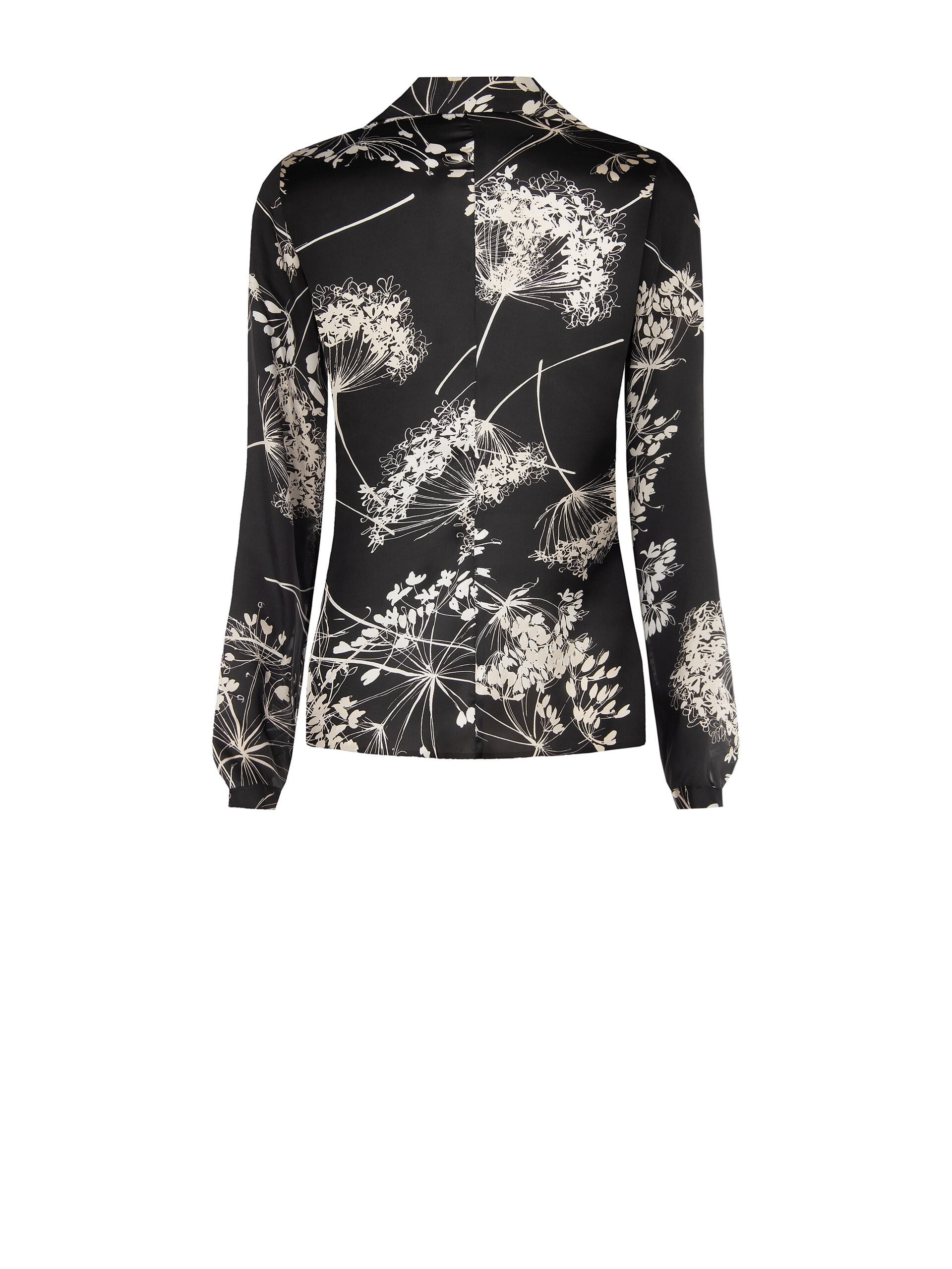 Rinascimento Printed Satin Loose Fit Shirt