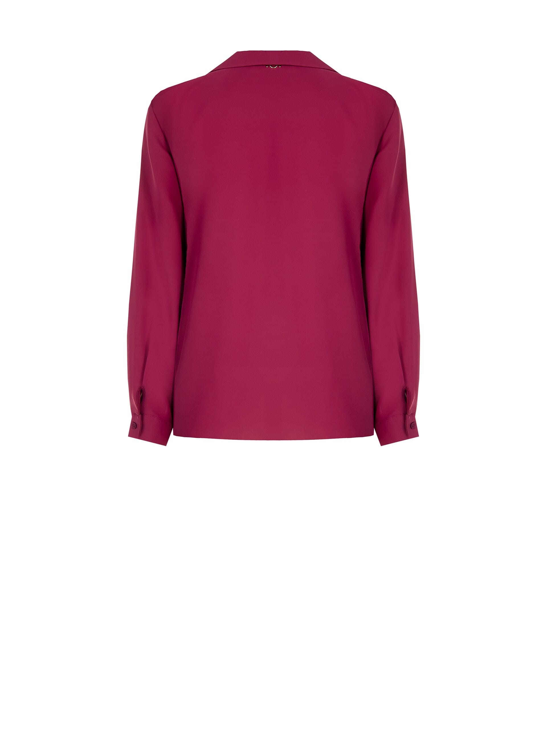 Fluid Georgette Shirt Without Buttons Rinascimento