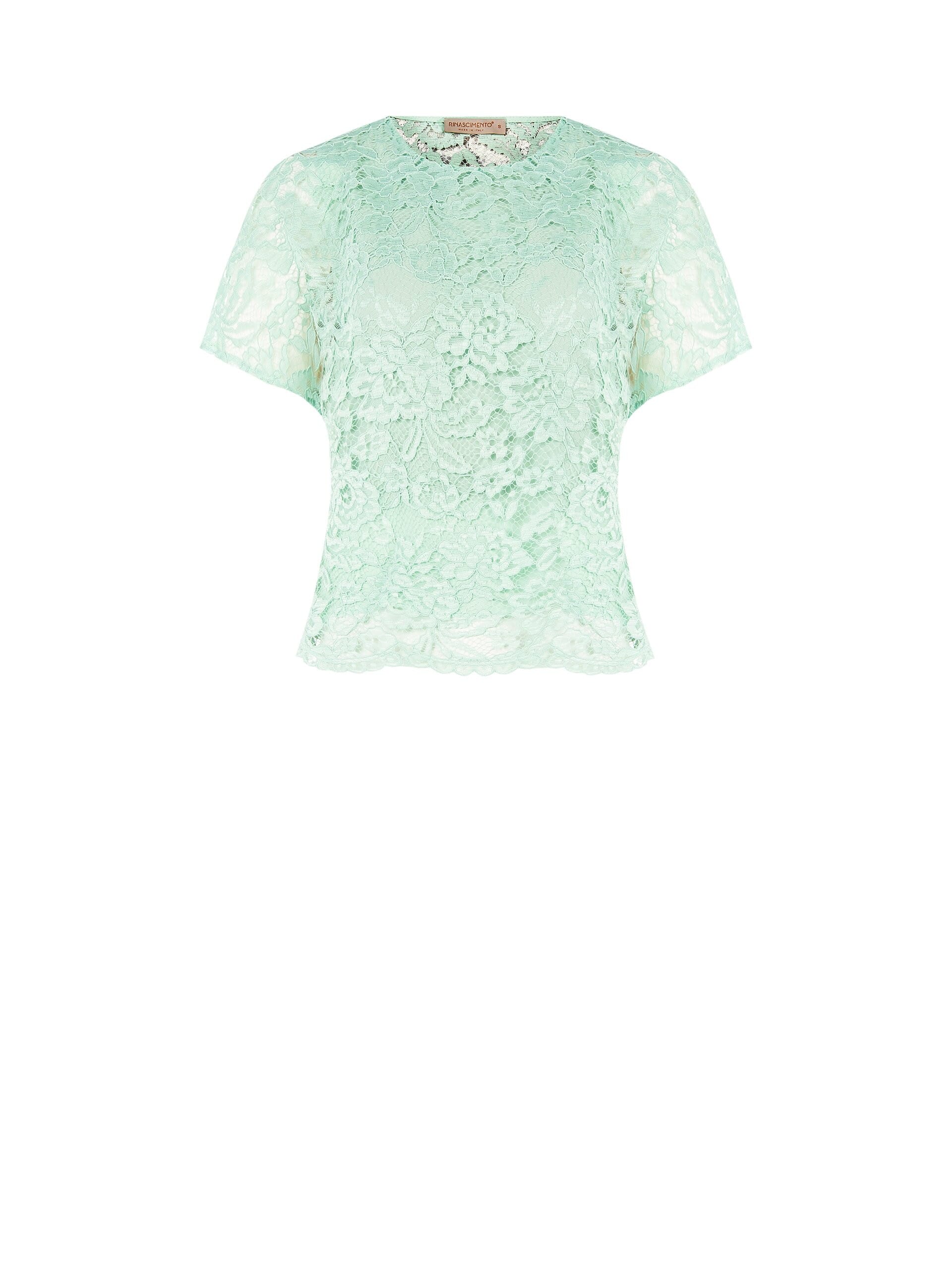 Rinascimento Over Lace Blouse