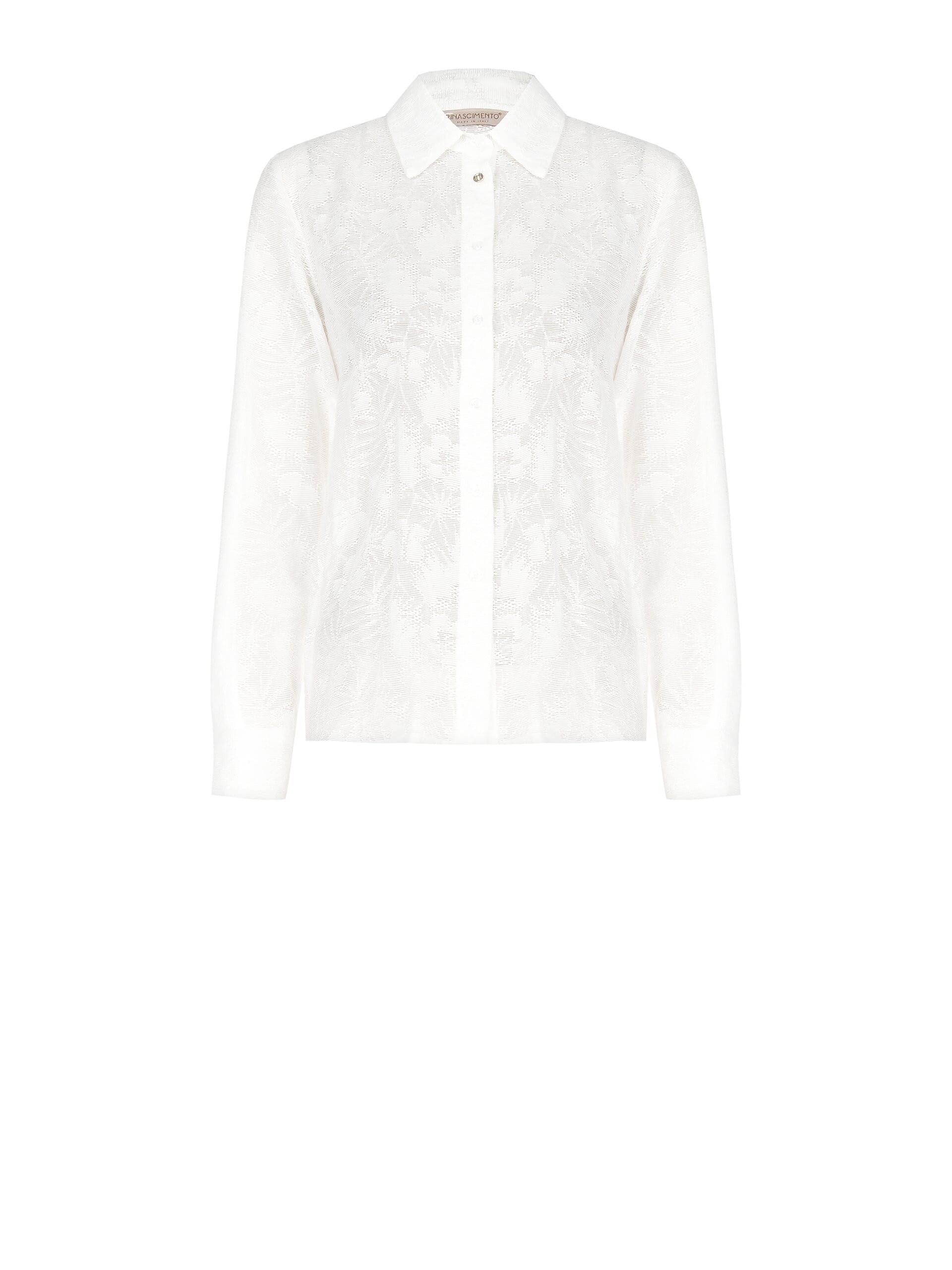 Rinascimento Perforated Viscose Blend Shirt