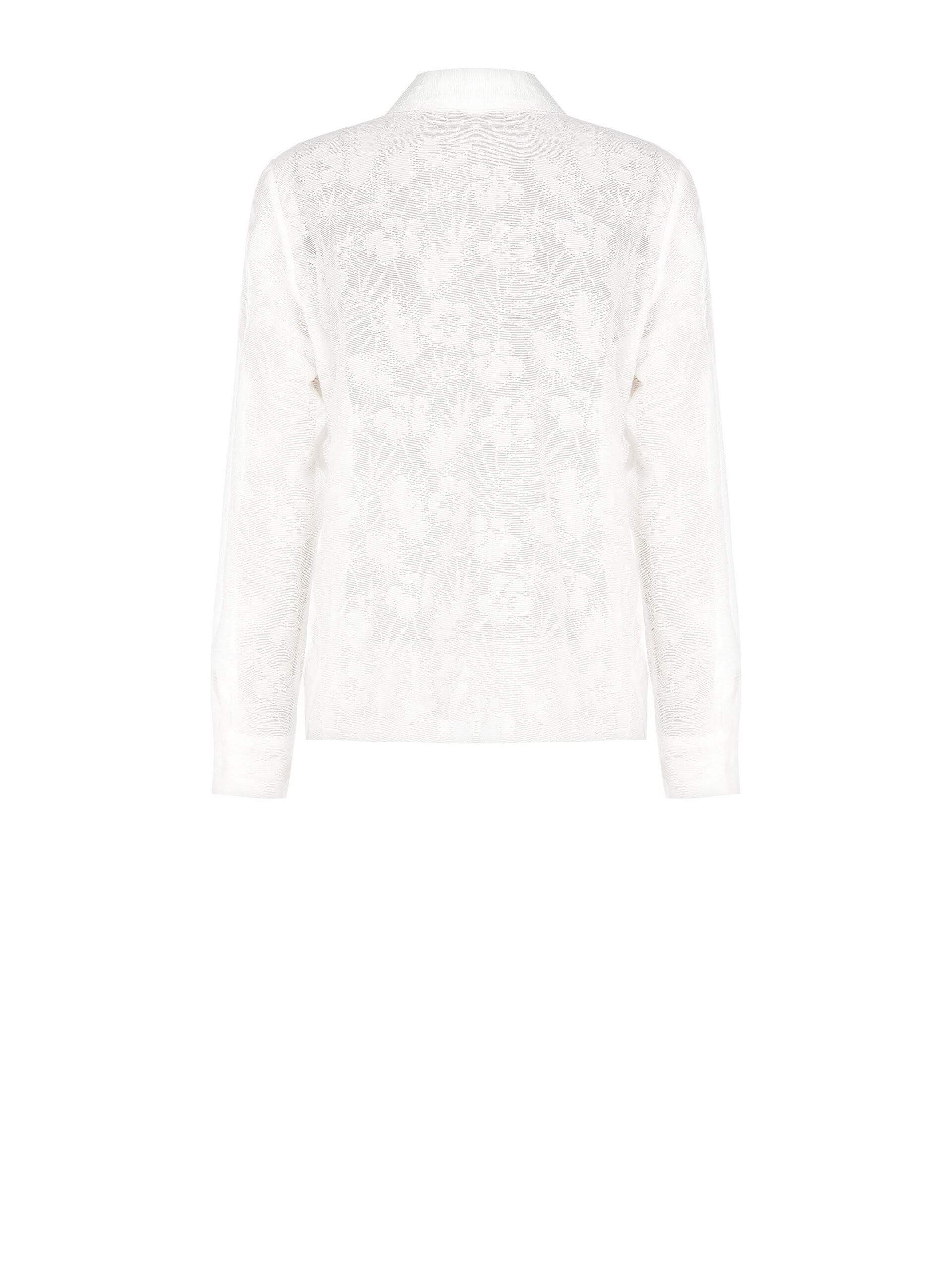 Rinascimento Perforated Viscose Blend Shirt