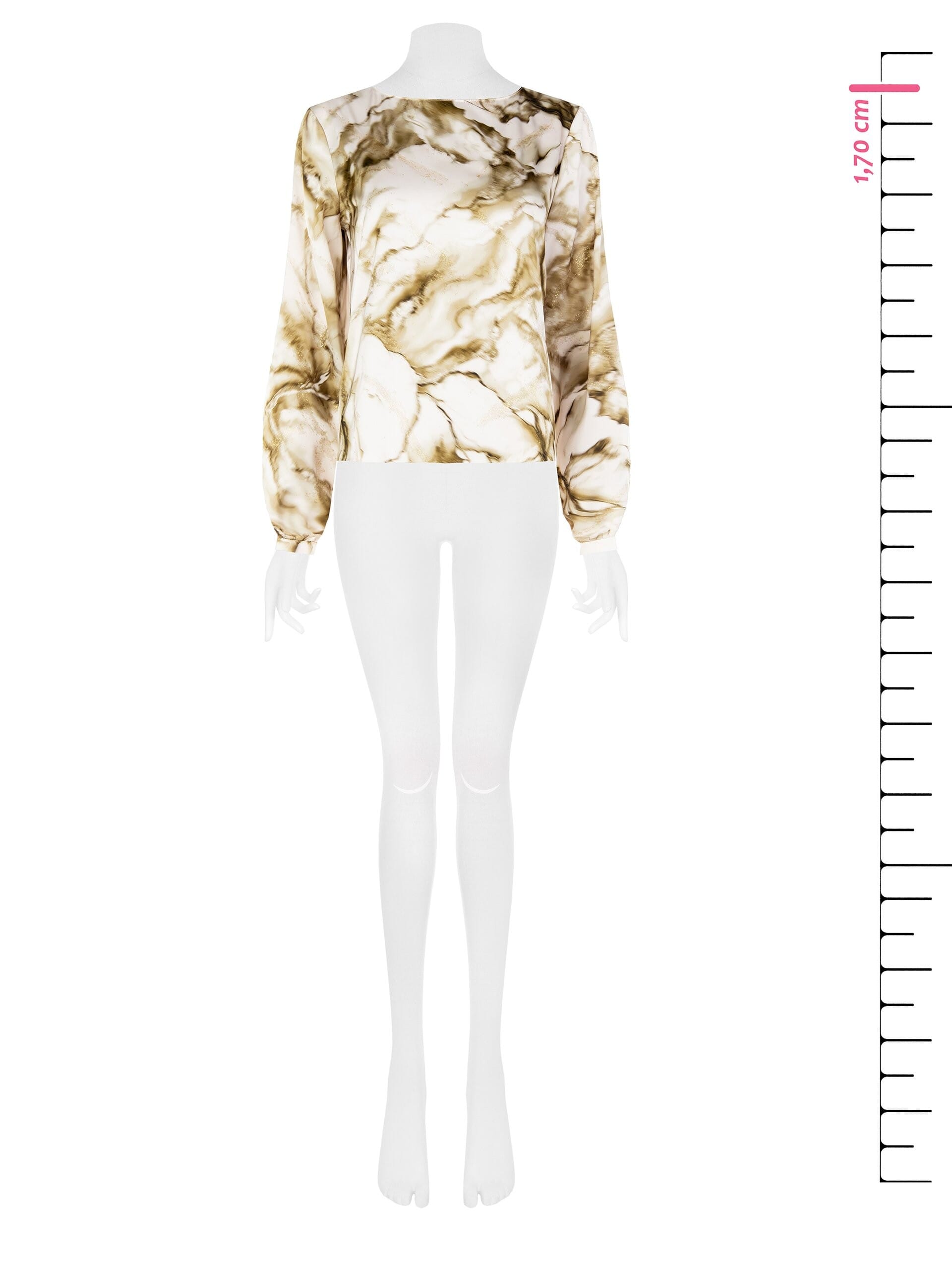 Wide Blouse With Glitter Spots Rinascimento