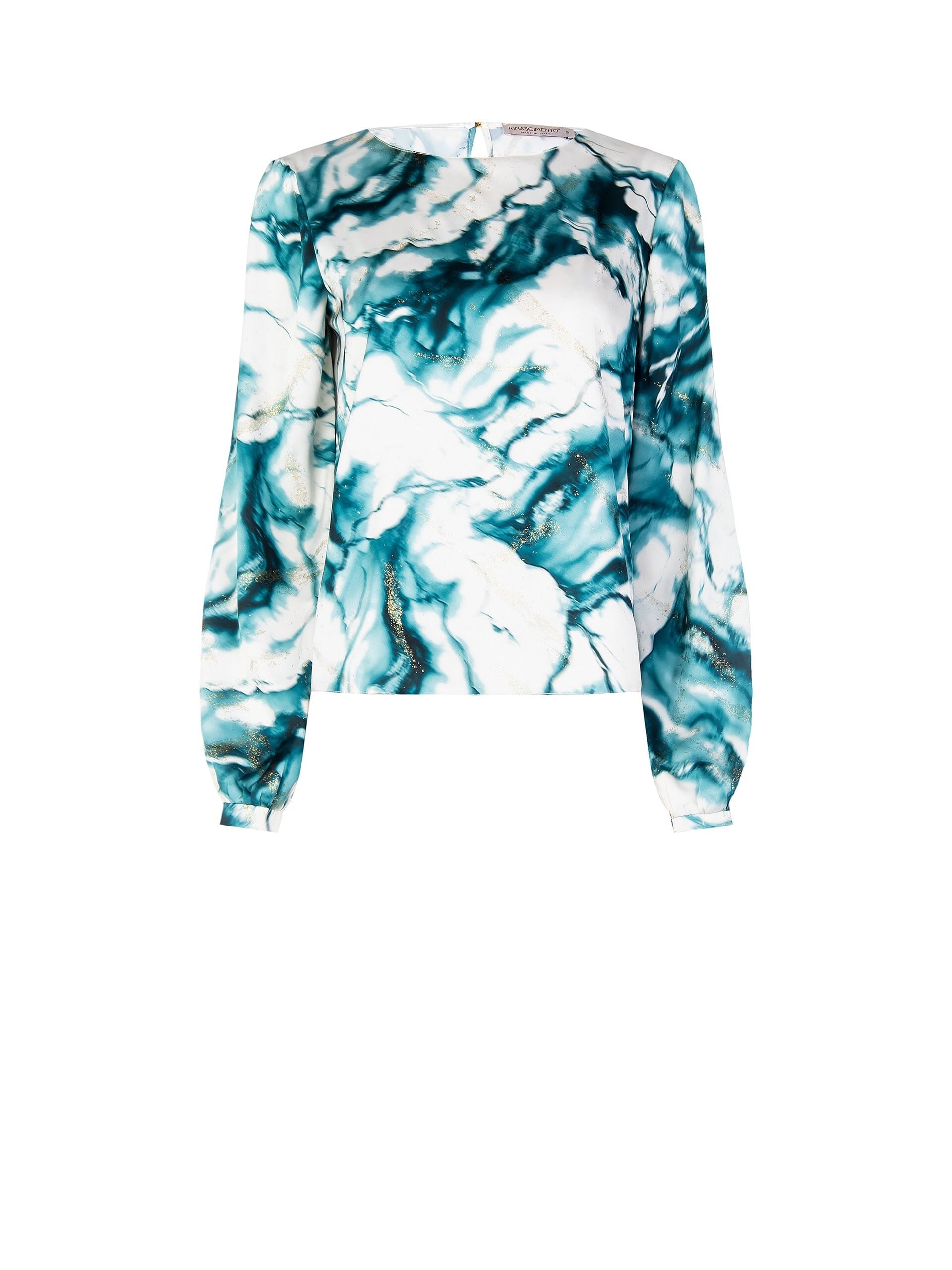 Wide Blouse With Glitter Spots Rinascimento