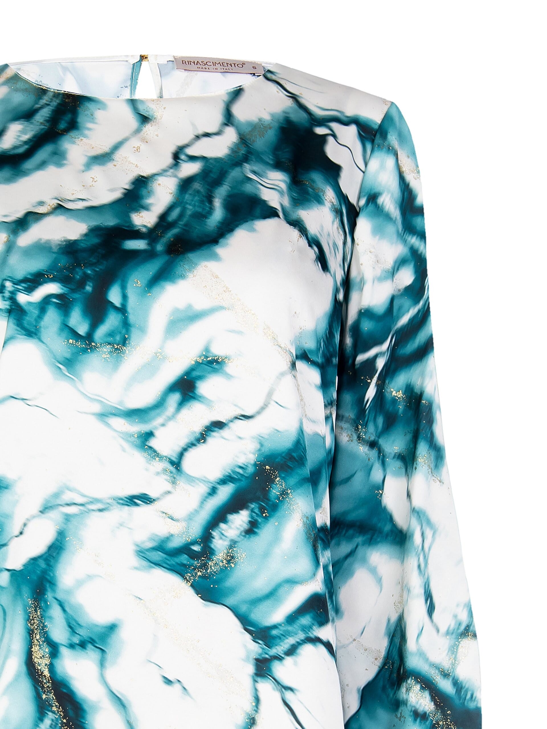 Wide Blouse With Glitter Spots Rinascimento